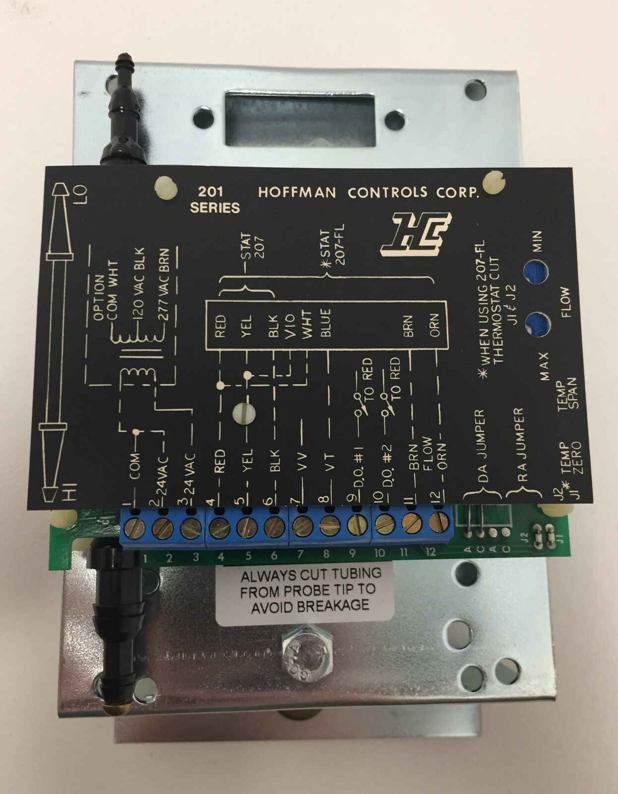 Hoffman Electronics 201-7BR-DA Variable Air Volume Control HVAC FLOW CONTROLLER