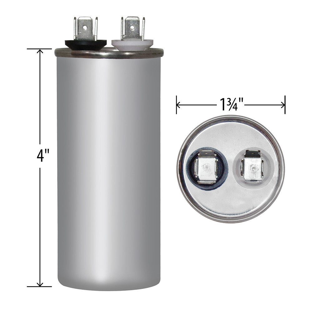 Amrad 30.0UF +/-6% 370V or 440V AC/B Run Capacitor Replaces 325P306H37M30N4X