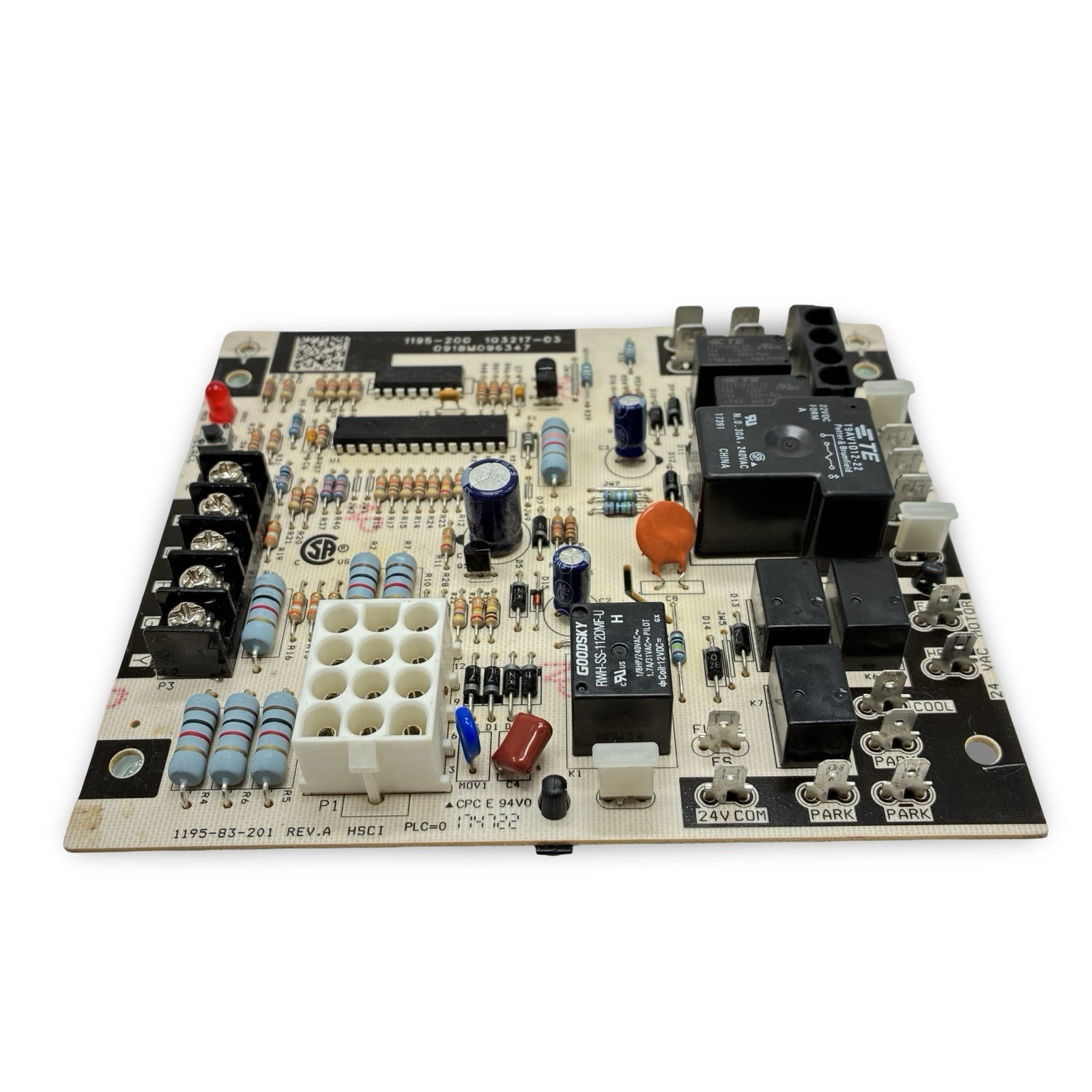 OEM Lennox Furnace Control Board 1195-200 103217 -03 Tested And Working