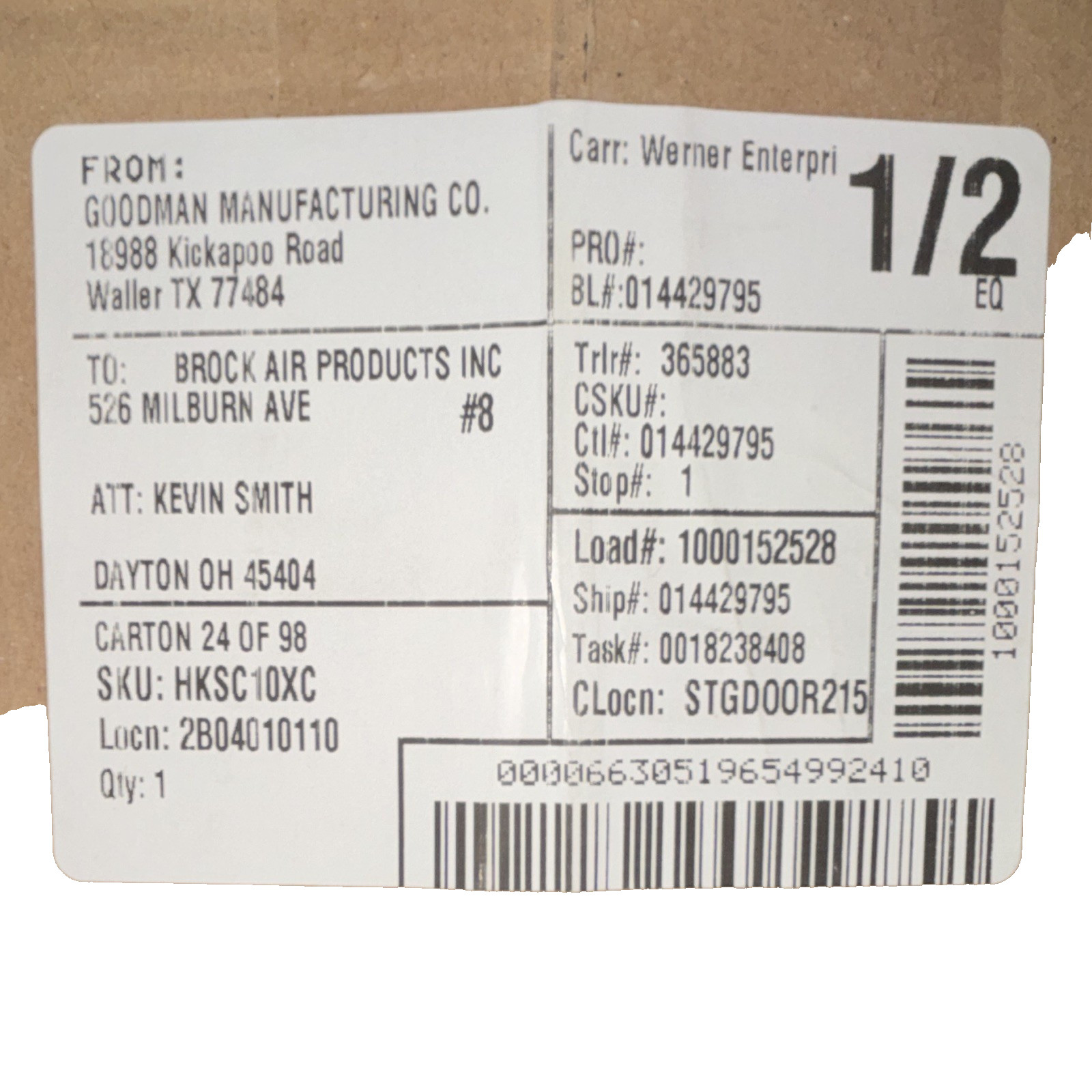 HVAC Electrical Heat Strip Heater Assembly, 60A Corded Electric Element