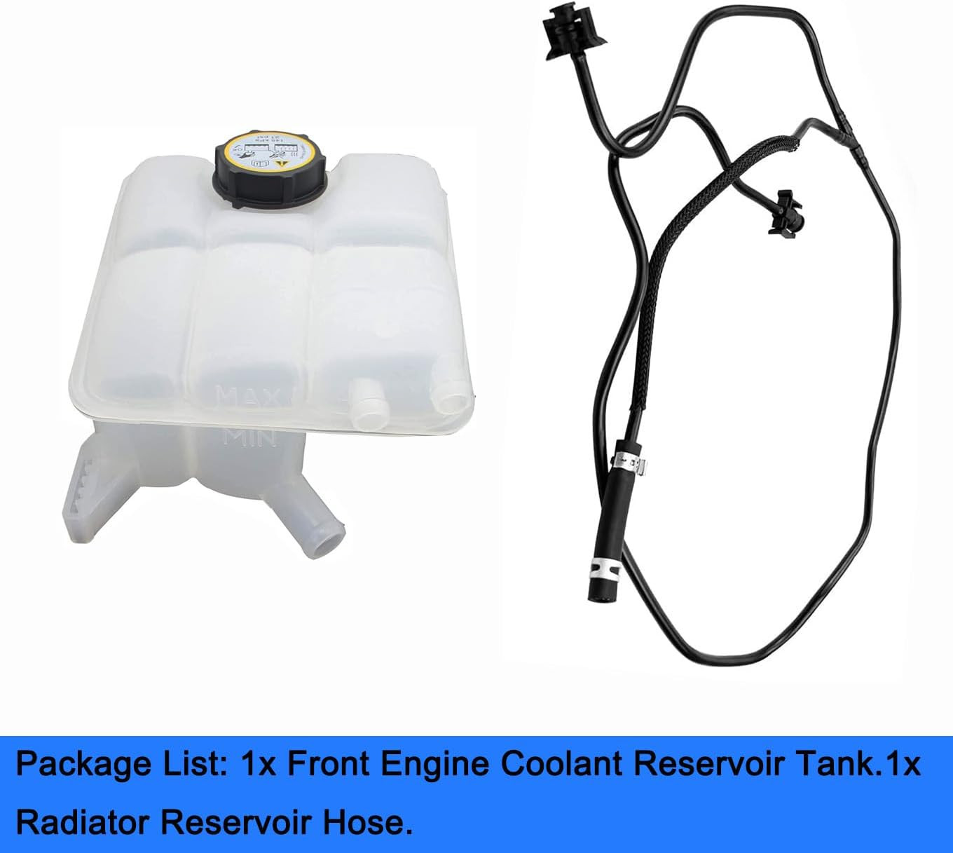 603382 Front Engine Coolant Reservoir Compatible with 2012-2018 F-Ord Focus CV6Z