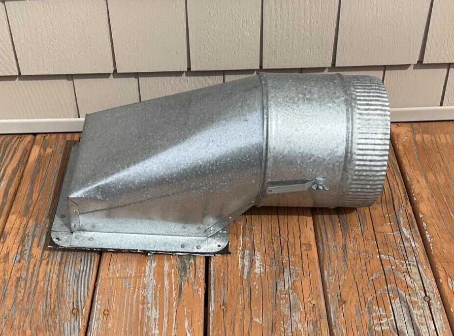 HVAC Duct 7” round stick on top take off with damper