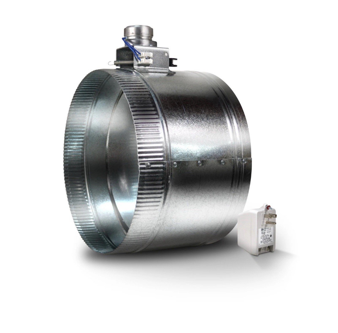 Suncourt ZoneMaster 12-Inch Normally Closed Motorized Damper — Power Open/