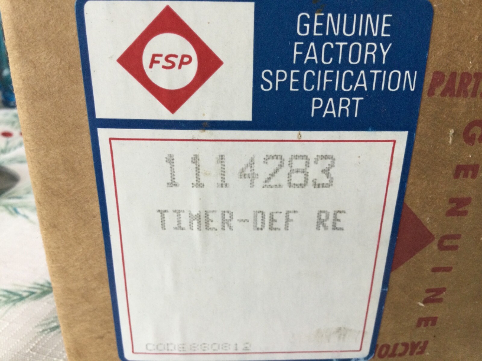 Whirlpool FSP 1114283 refrigerator defrost timer quantity of 2