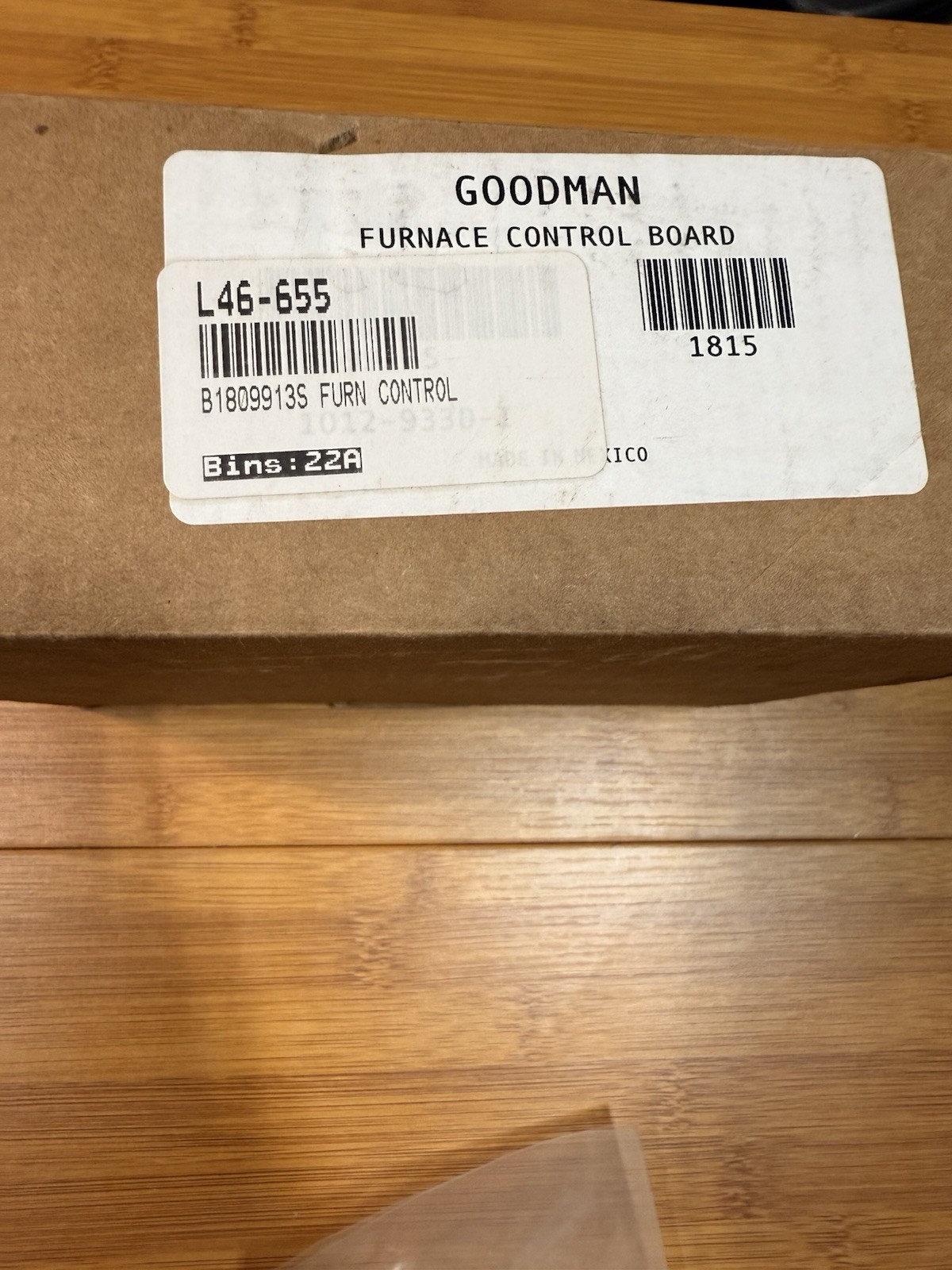 New Goodman Furnace A/C HIS Control Board 9-Pin Connector B1809913S 193031153910