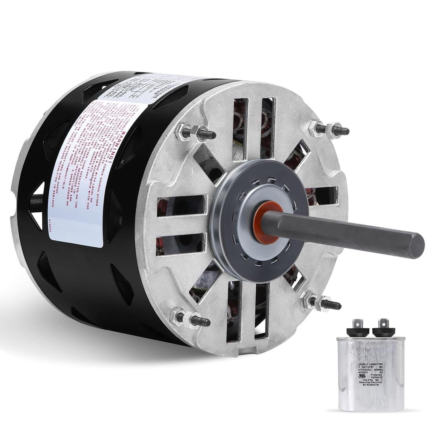 DL1036 Direct Drive Blower Motor – 1/3 HP, 1075 RPM, 3 Speed, 115 Volt,