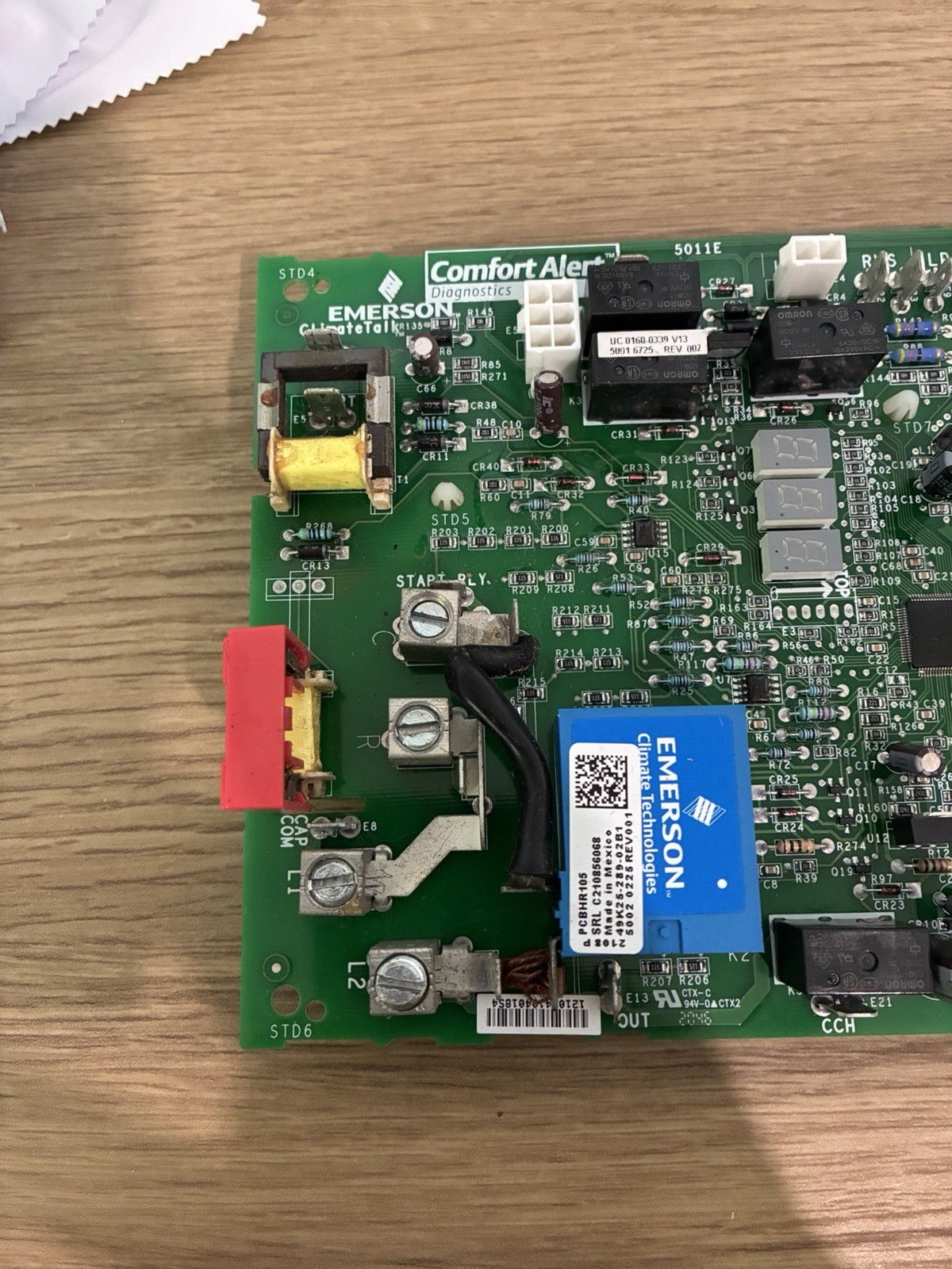 Emerson Comfort Alert 5011E HVAC Control Board OEM Tested Working Used