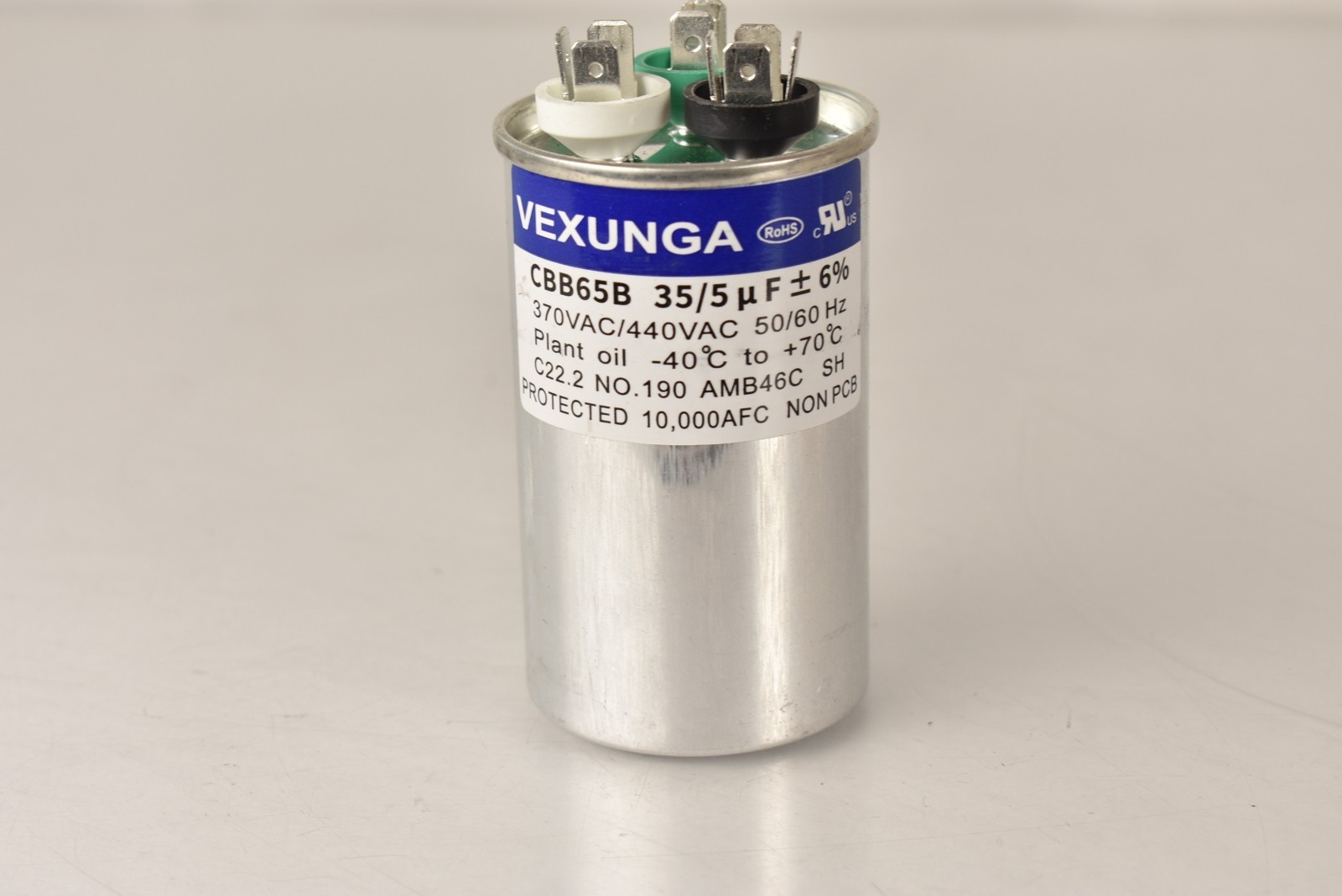 35+5 35/5 uF MFD 370-440V 440 VAC HVAc Universal Dual Run Capacitor HVAC A/C