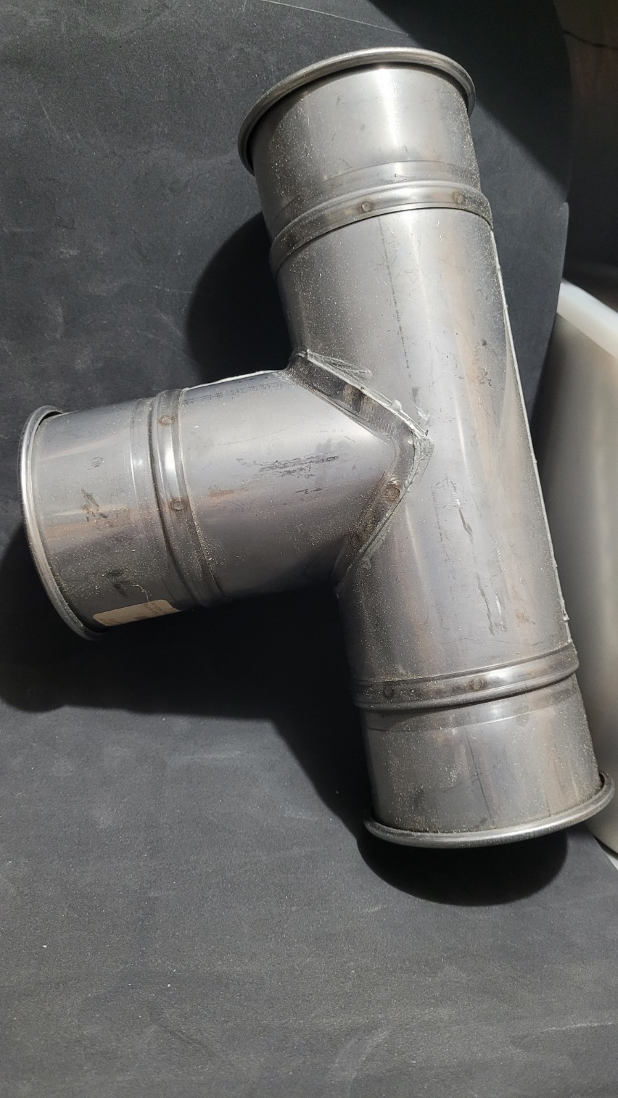 Nordfab Quick-Disconnect 4″ Duct Tee Connector – 304 SS
