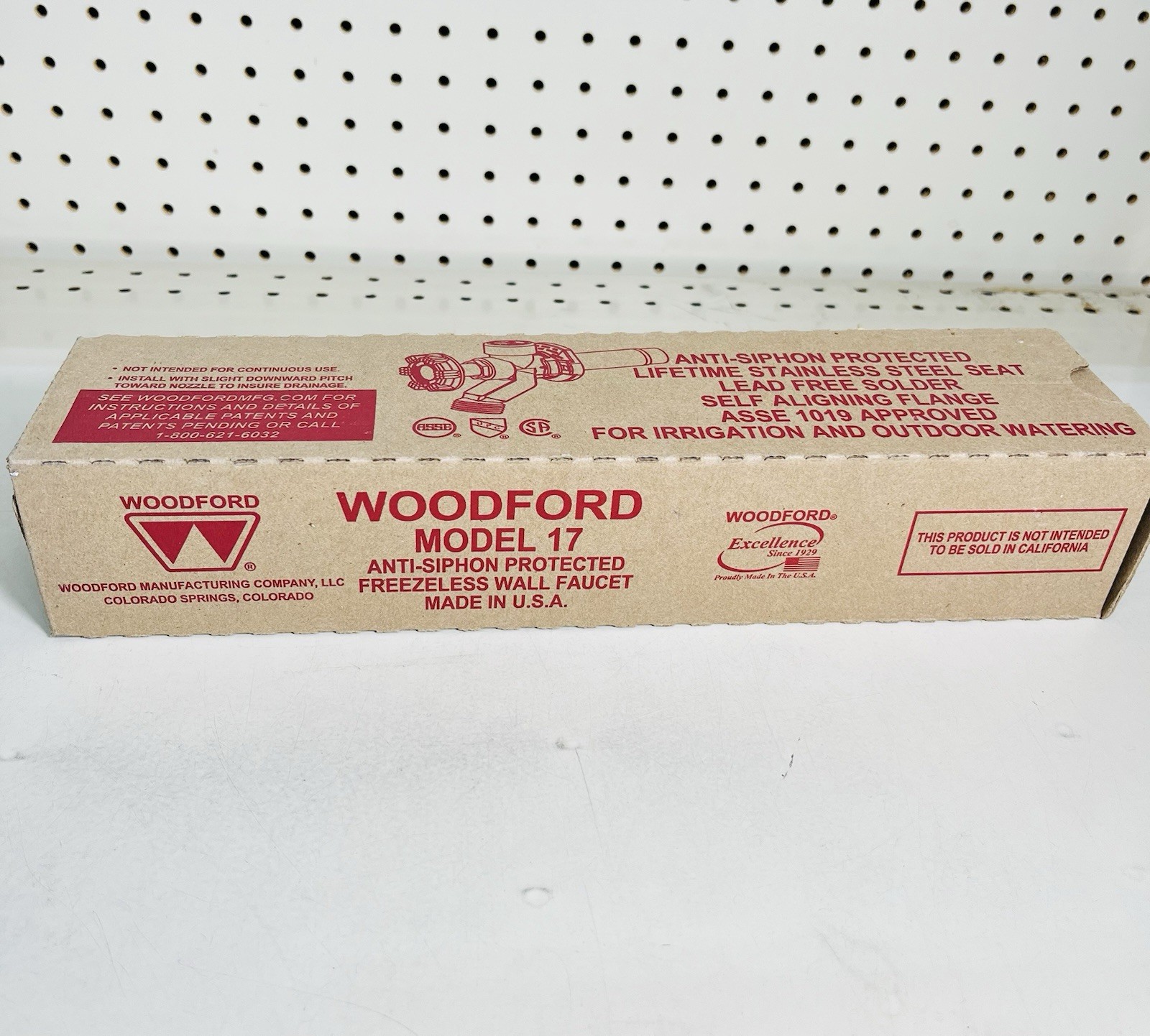 Woodford 17PX-4-MH Freezeless Wall Faucet 1/2 in 125 PSI PEX