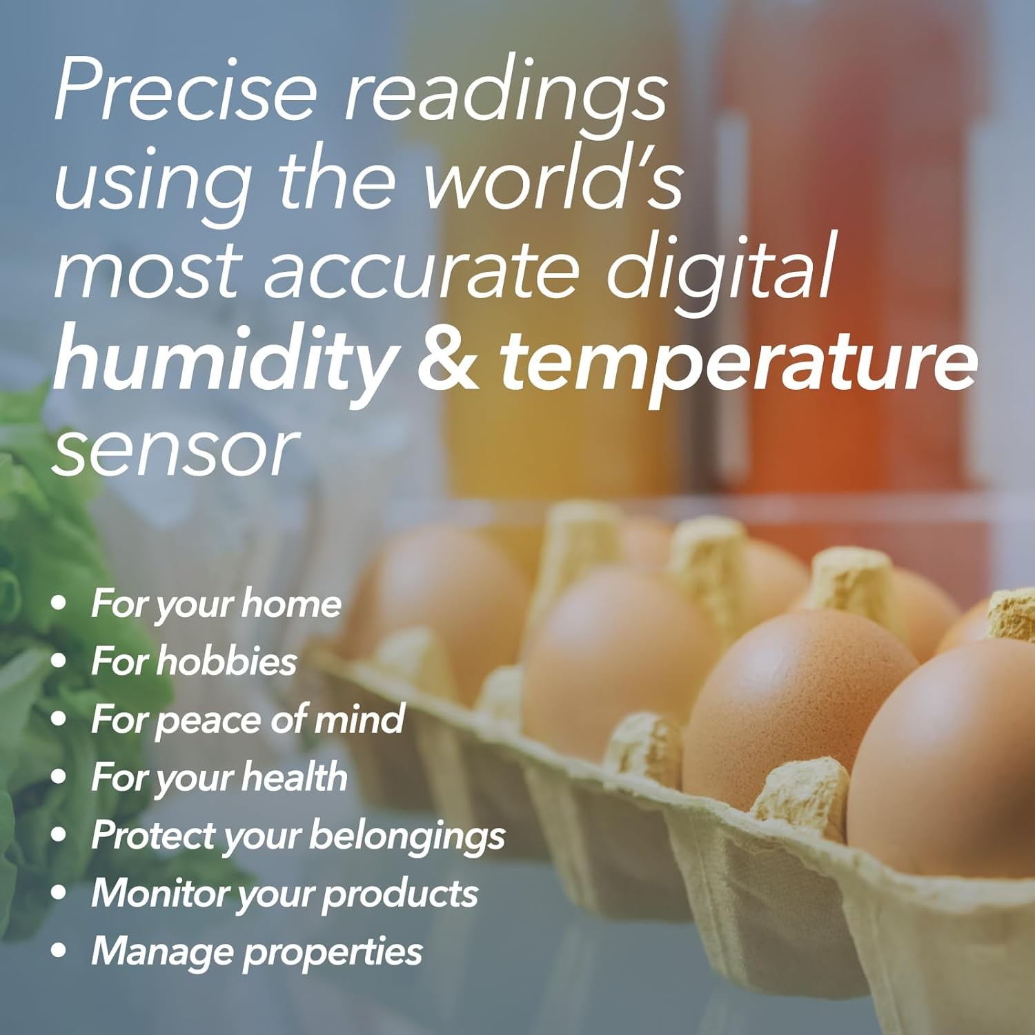 Smart Temperature Humidity Sensor Bluetooth Monitor Thermometer Hygrometer App