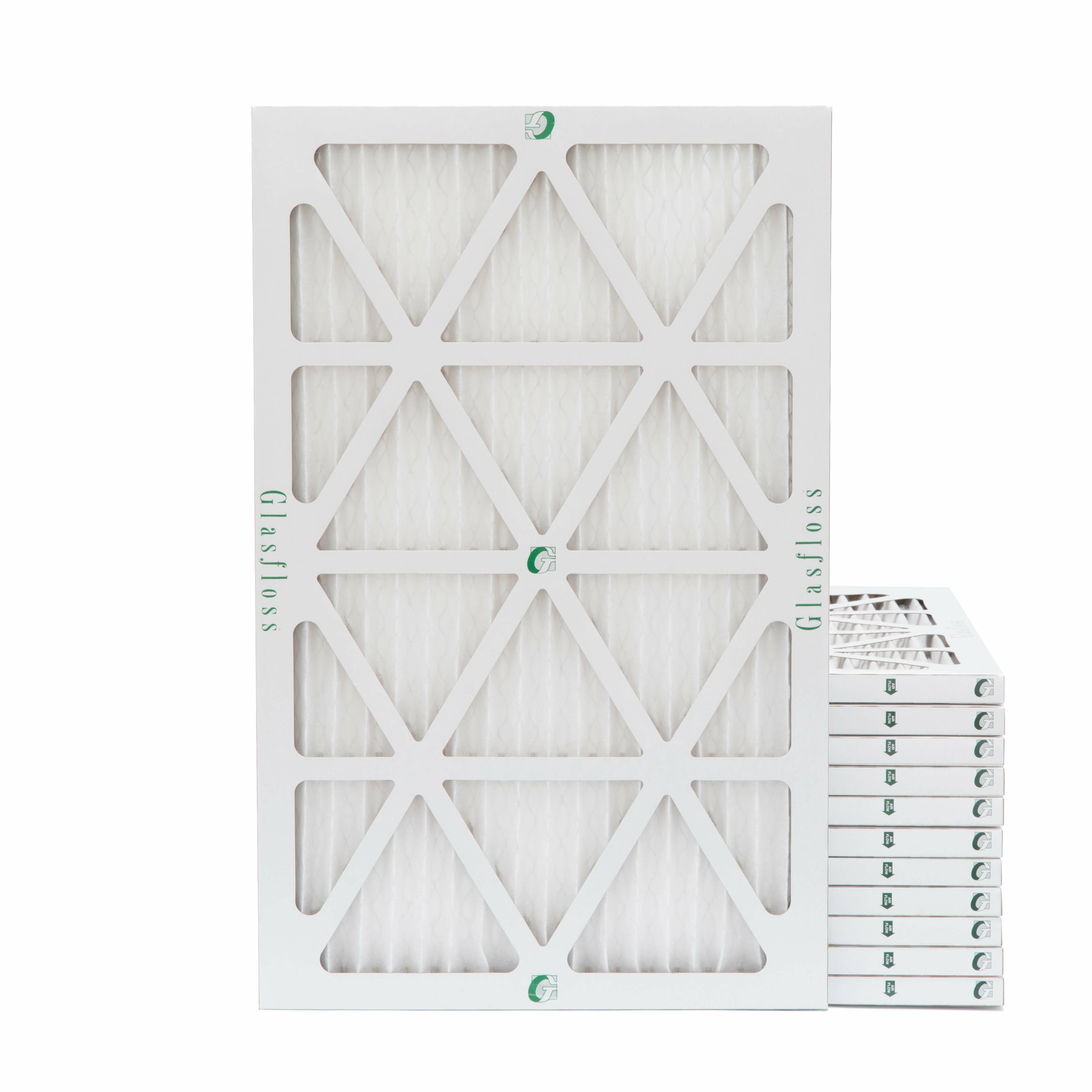 16x30x1 MERV 10 Pleated Air Filters. 12 PACK. Actual Size: 15-5/8 x 29-5/8 x 7/8