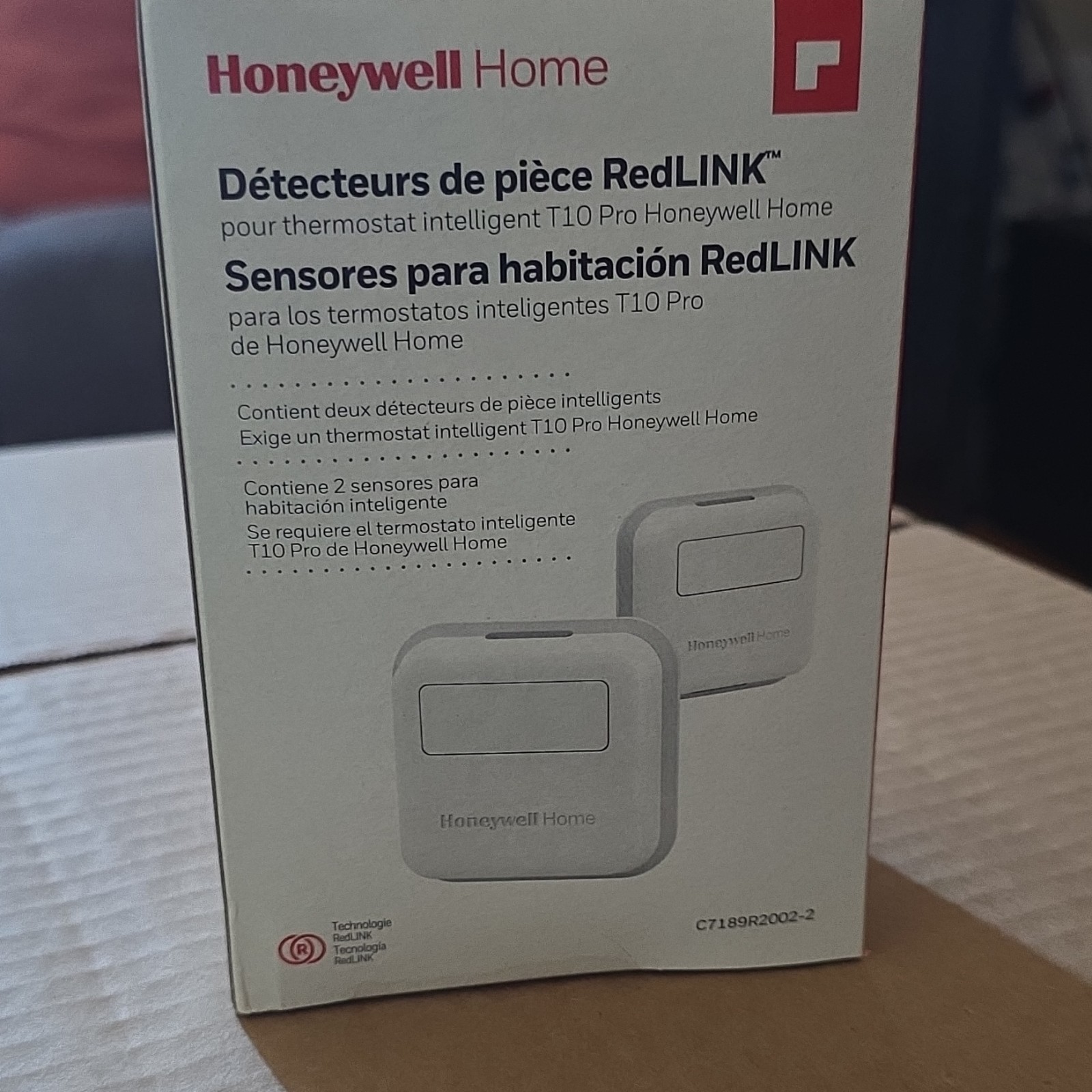 Honeywell Home RedLINK Room Sensors 2-Pack for T10 Pro Smart Thermostat White