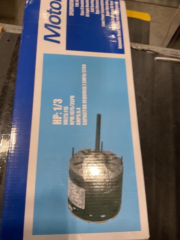 DL1036 5.6″ HVAC Direct Drive PSC Blower Motor 115V, 1/3HP, 1075 RPM