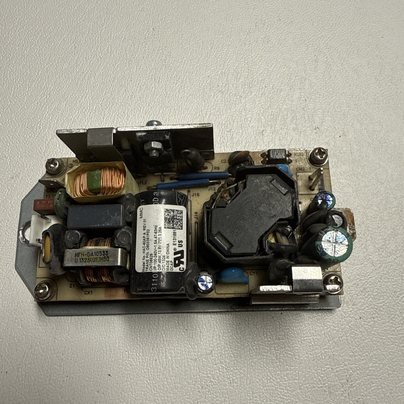 Trane D803351P02 HAC-60AP American Standard Power Supply Control Circuit Board