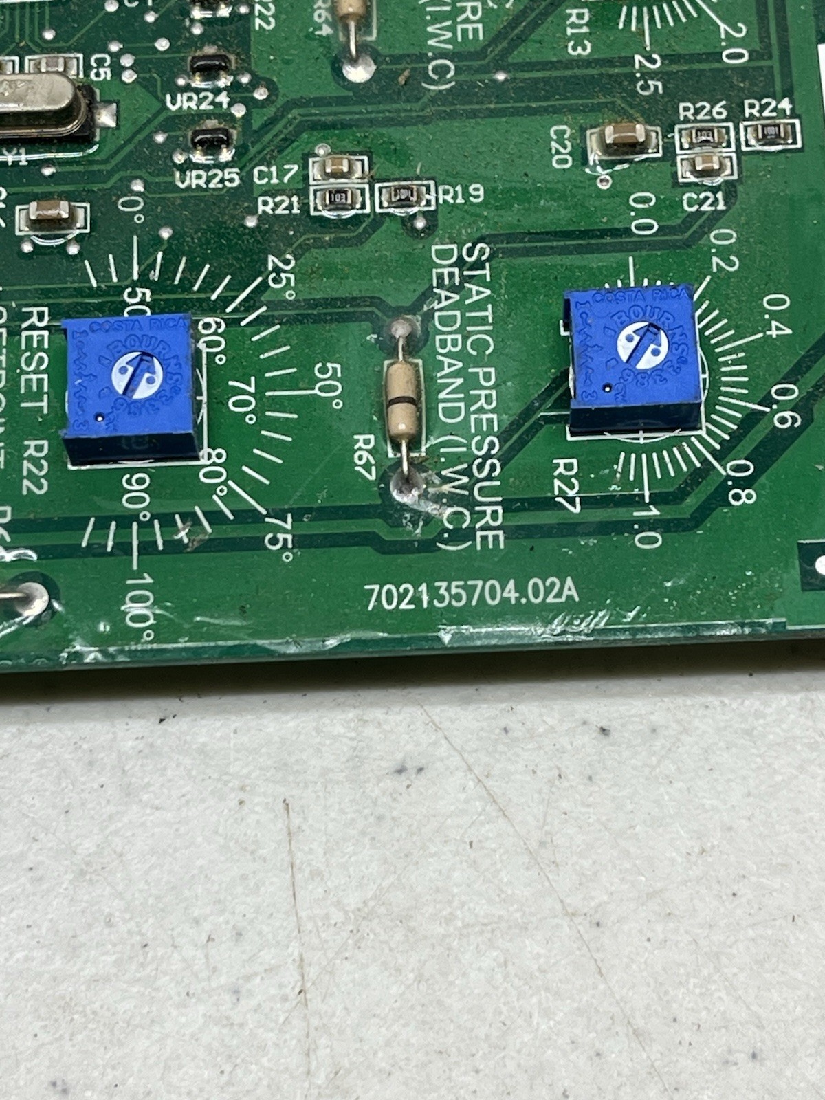 Trane Control Circuit Board X13650871040 6400-1093 REV D 30 DAY WARRANTY