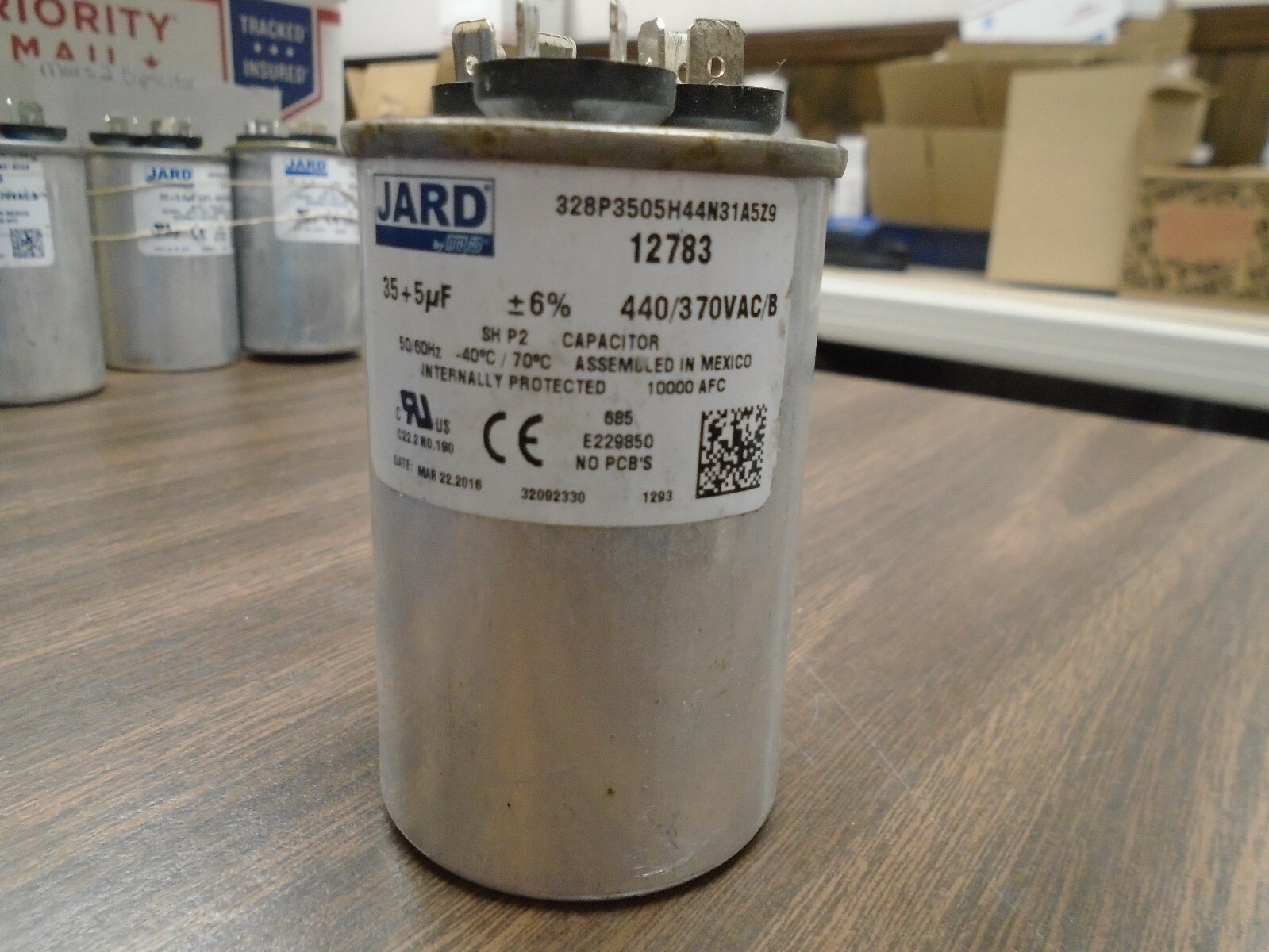 Jard Capacitor 12783 35+5uF 440V—- “USED”