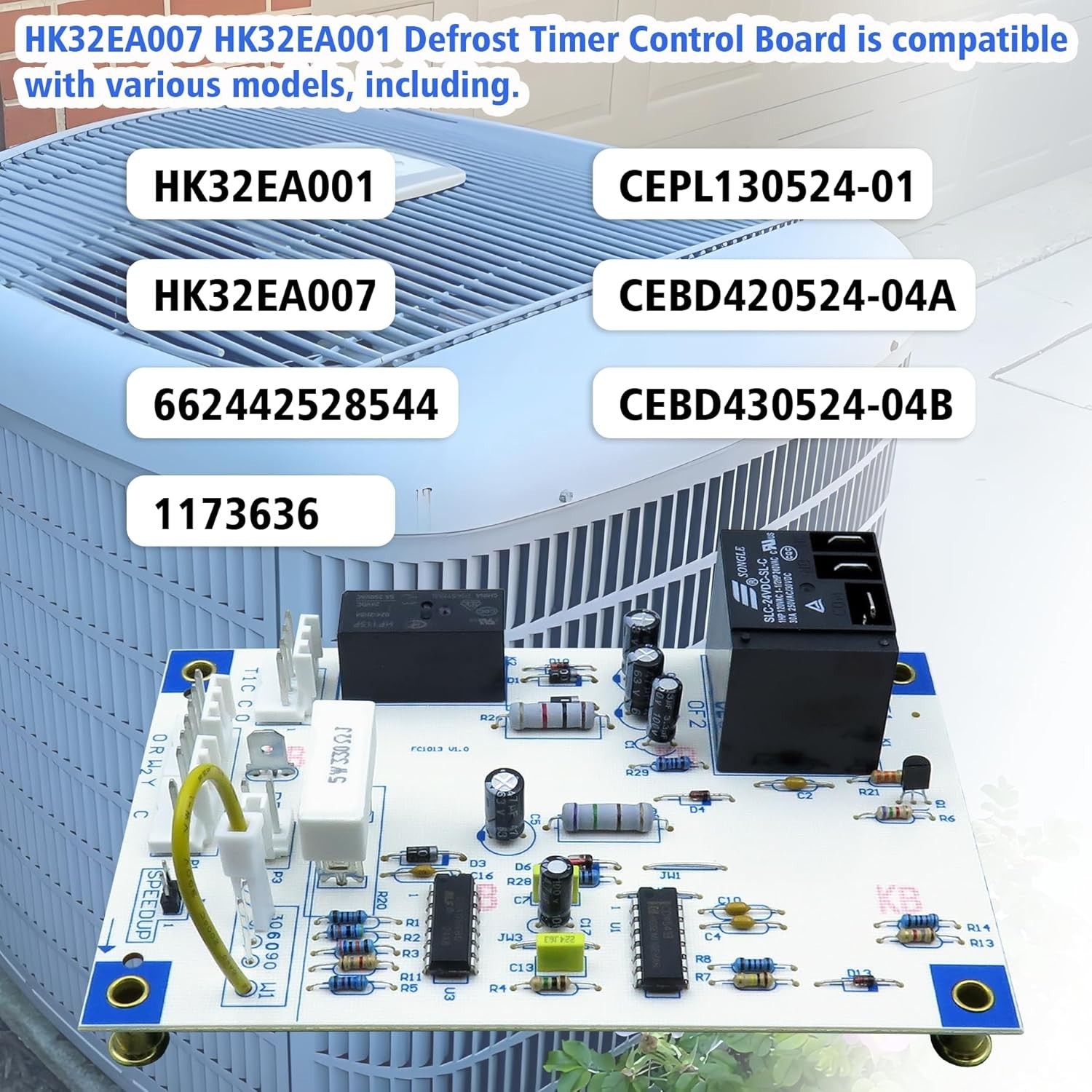 HK32EA001 HVAC Defrost Timer Control Board for Carrier/Bryant/Payne Heat Pumps