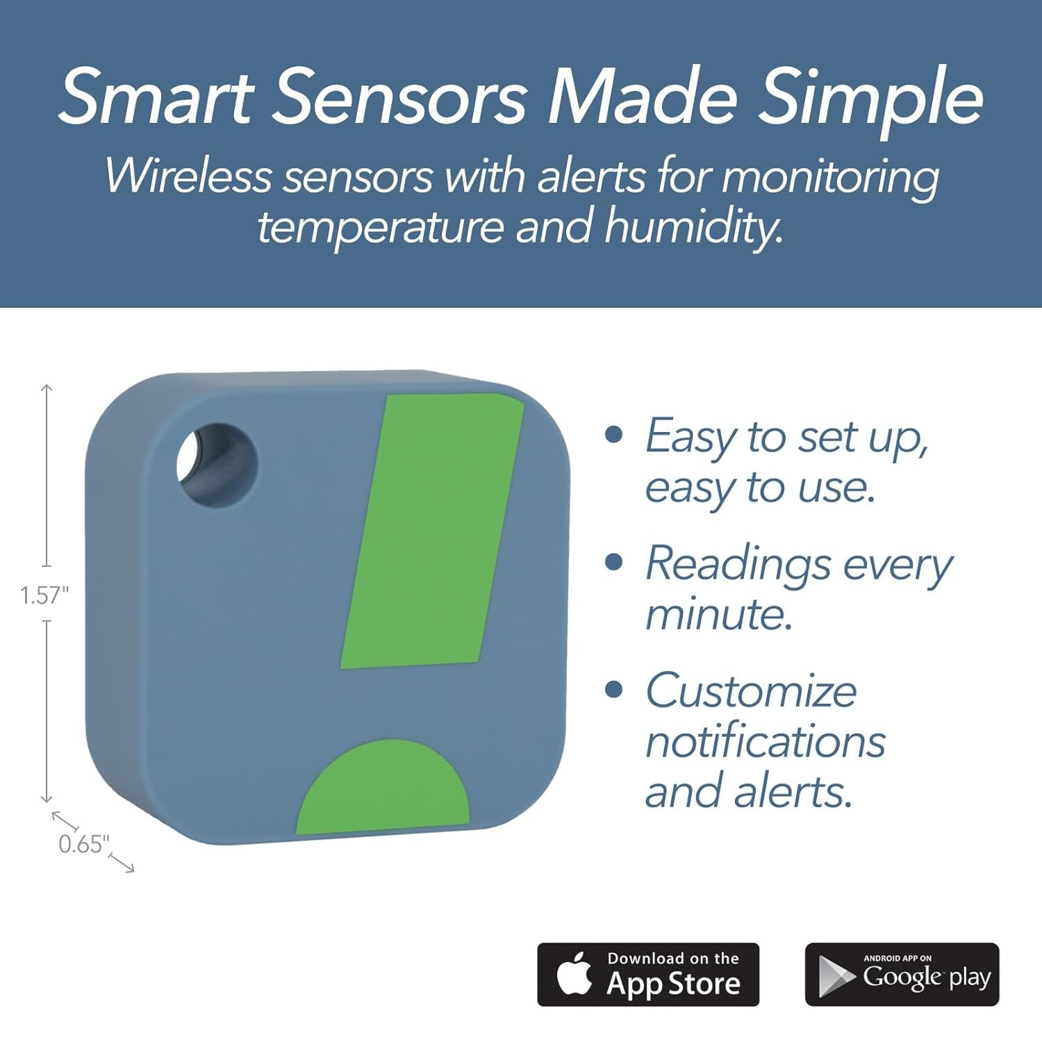 Smart Temperature Humidity Sensor Bluetooth Monitor Thermometer Hygrometer App