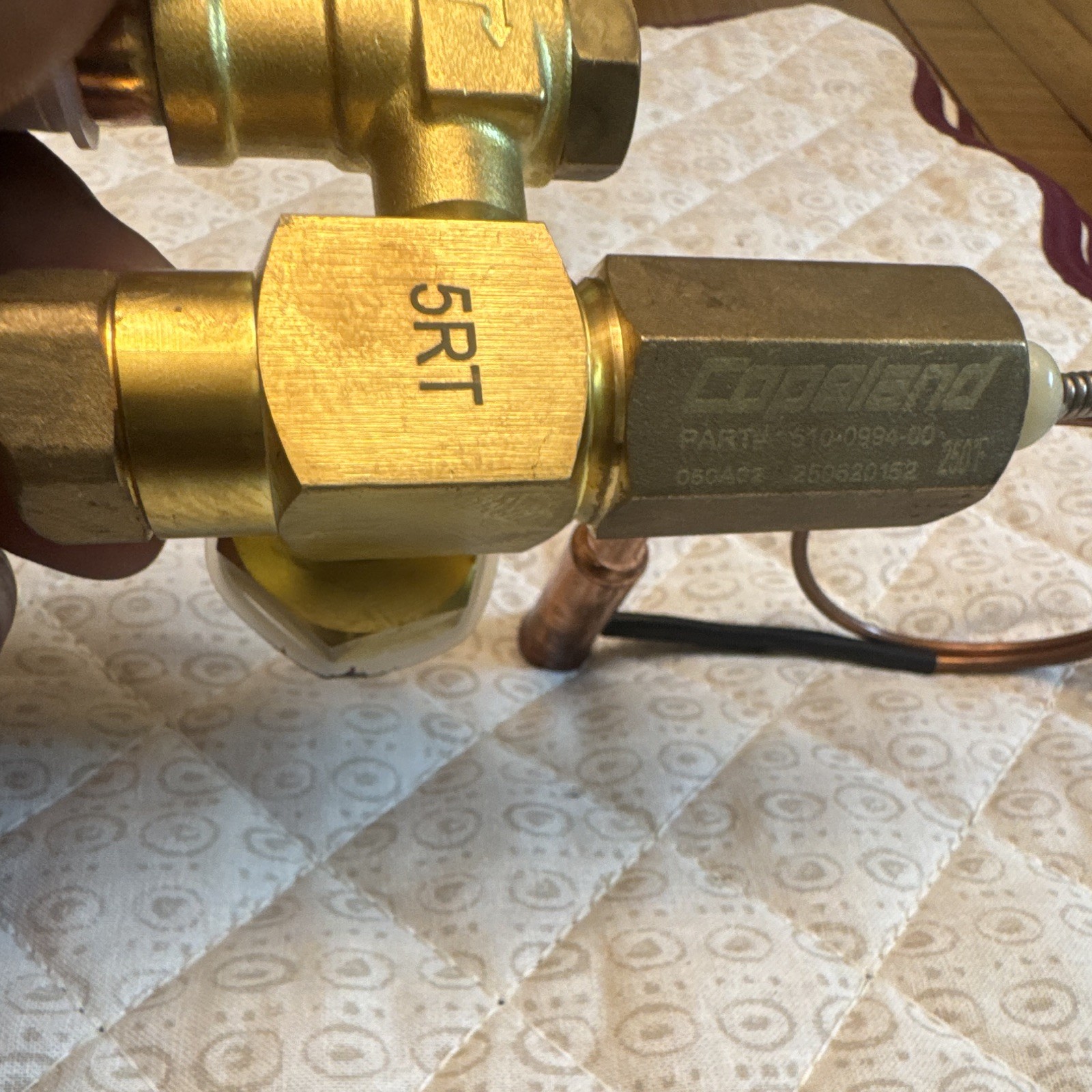 Brand New; Copeland DTC Valve 510-0994-00 5RT copper;
