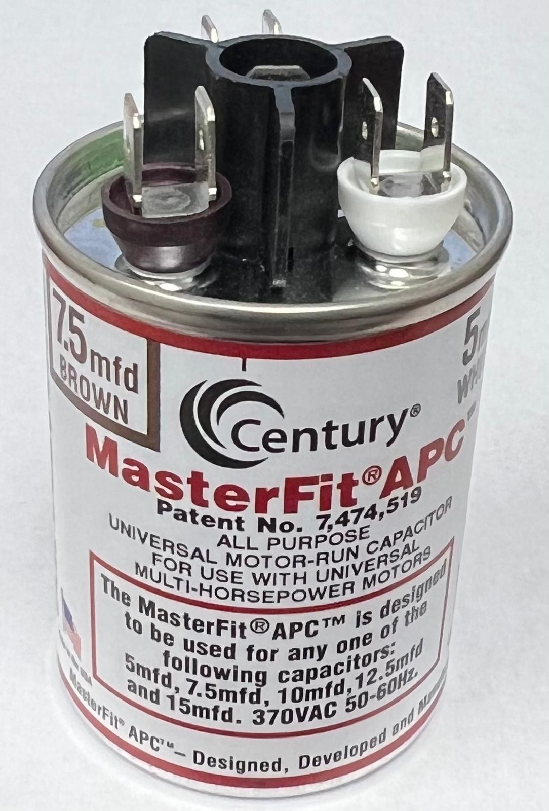 Century MasterFit Pro APC 2509074-001 Run Capacitor 5/7.5/10/12.5/15 MFD NEW