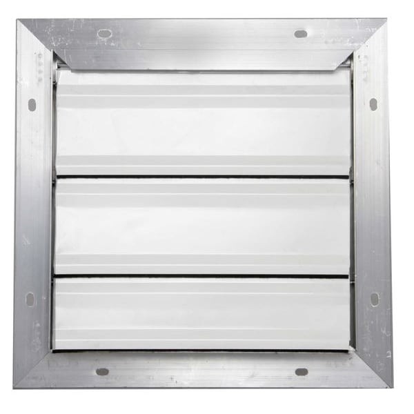 Dayton 4C555 10 In 13″H-W 5.75″L Aluminum Backdraft Damper, 10-1/2 In X 10-1/2