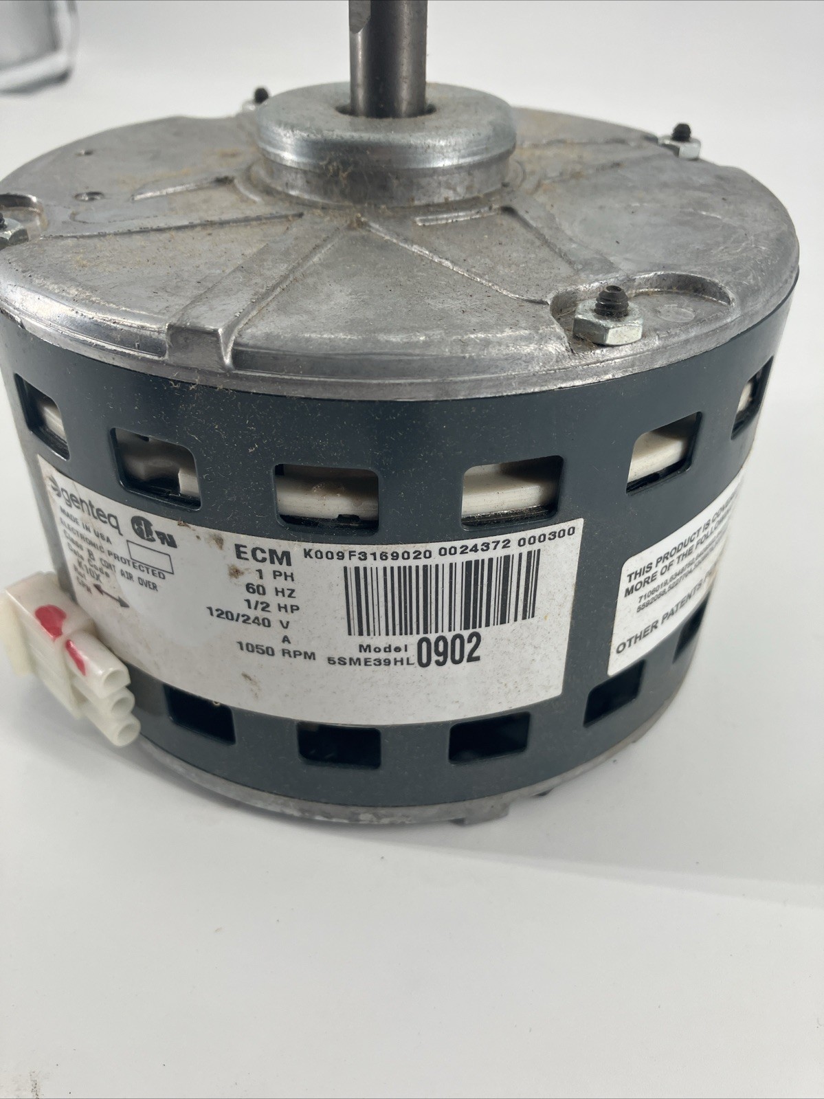 Genteq Blower Motor 5456 1/2Hp, 120/240V, 1050RPM, 60Hz, (5SME39HL0902)