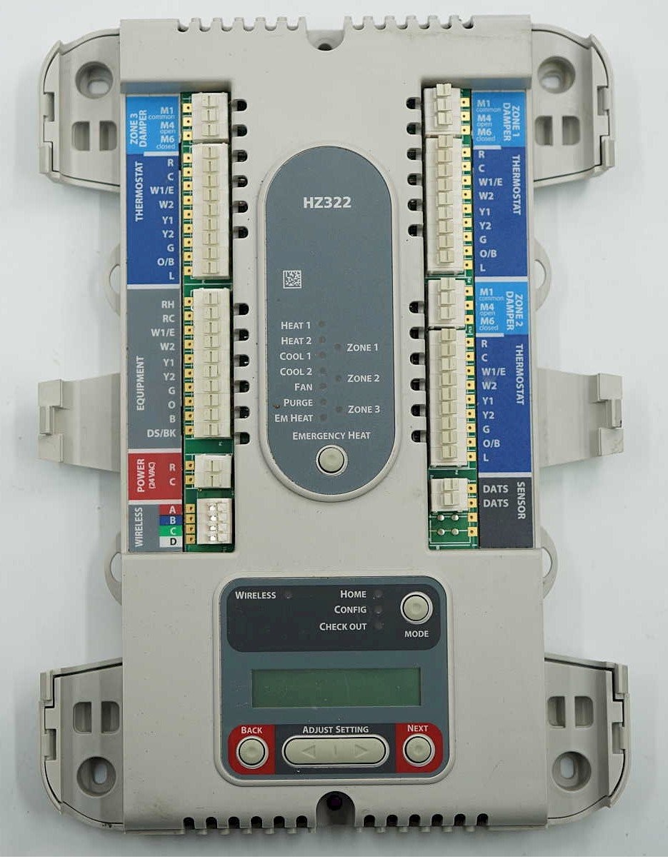 Genuine/OEM Honeywell HZ322 TrueZONE 3 Zone Control Panel