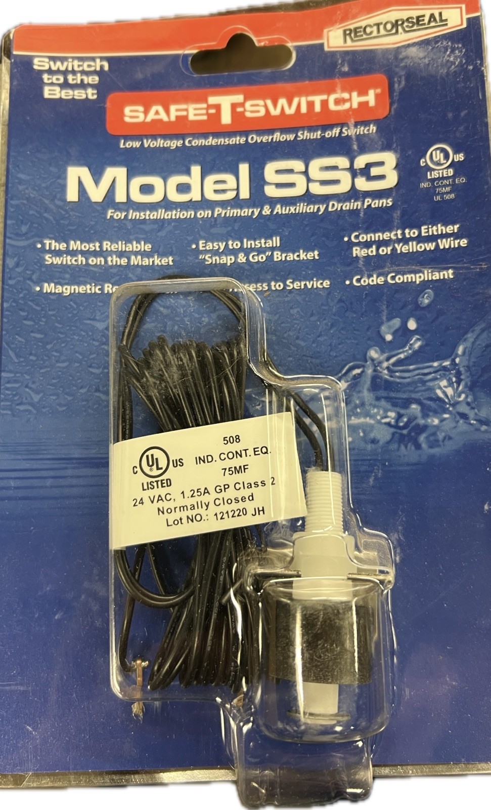 RECTORSEAL MODEL SS3 SAFE-T-SWITCH(NEW)