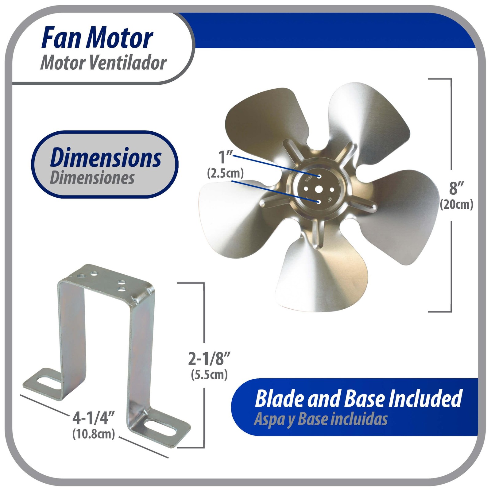 Appli Parts APFM-51E 5W refrigeration condenser and evaporator motor 115V 60Hz 0
