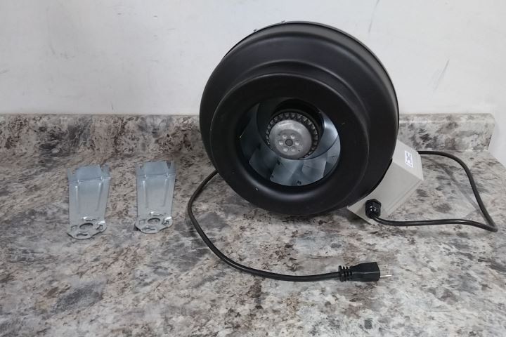 Dayton 23236 10 In Duct Diameter 2550 RPM 120VAC In-Line Duct Fan