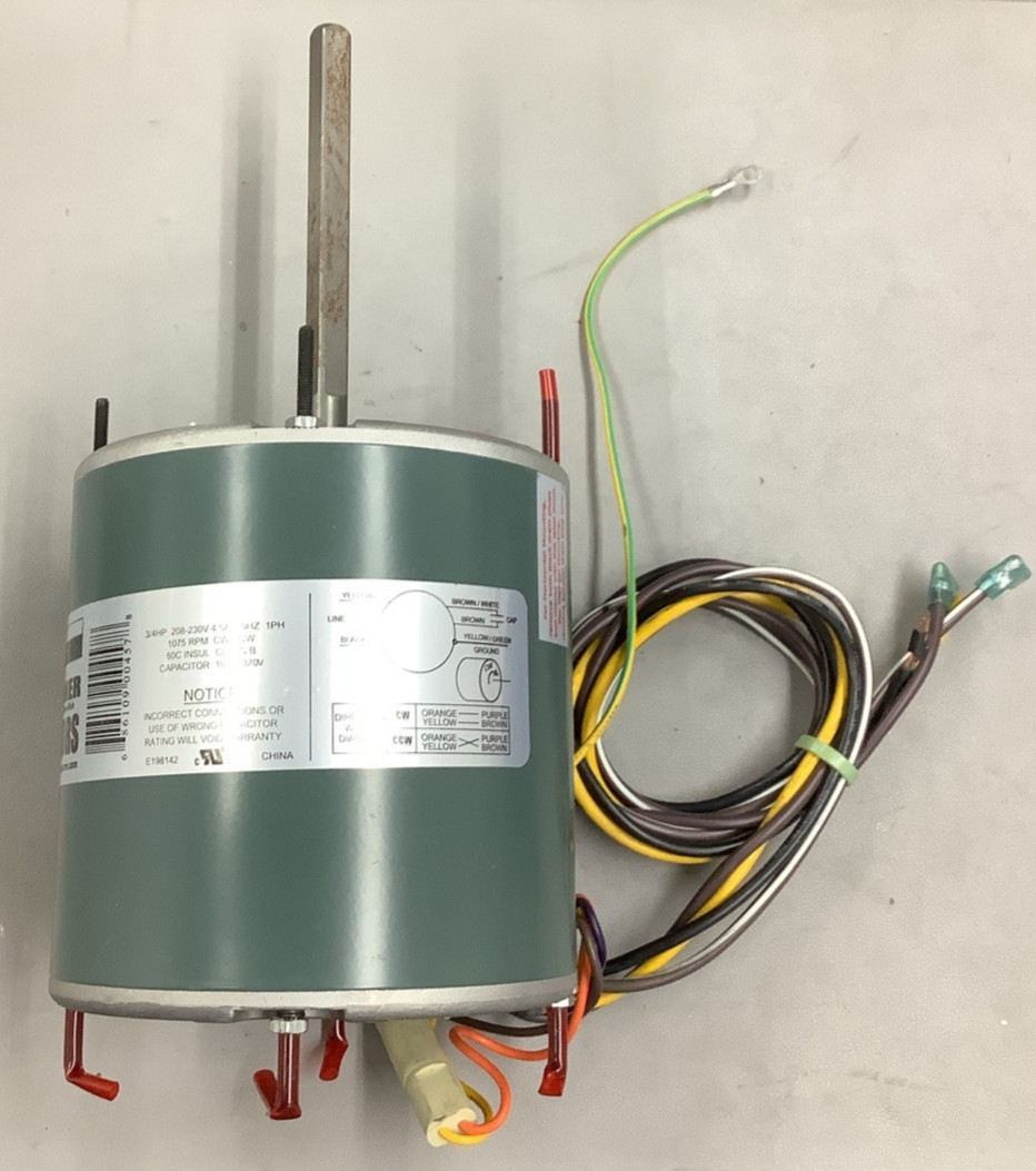 Wagner WG840731 3/4HP 1075RPM 208-230V AC Condenser Fan Motor (R109)