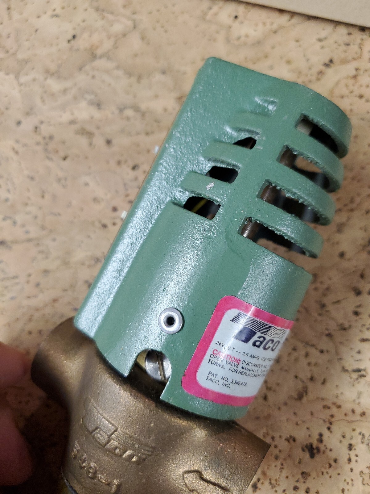 NOS Taco Zone Valve 2-Way 3/4″ Sweat Model 548 24 Volt 125 PSI 80-192 Residences