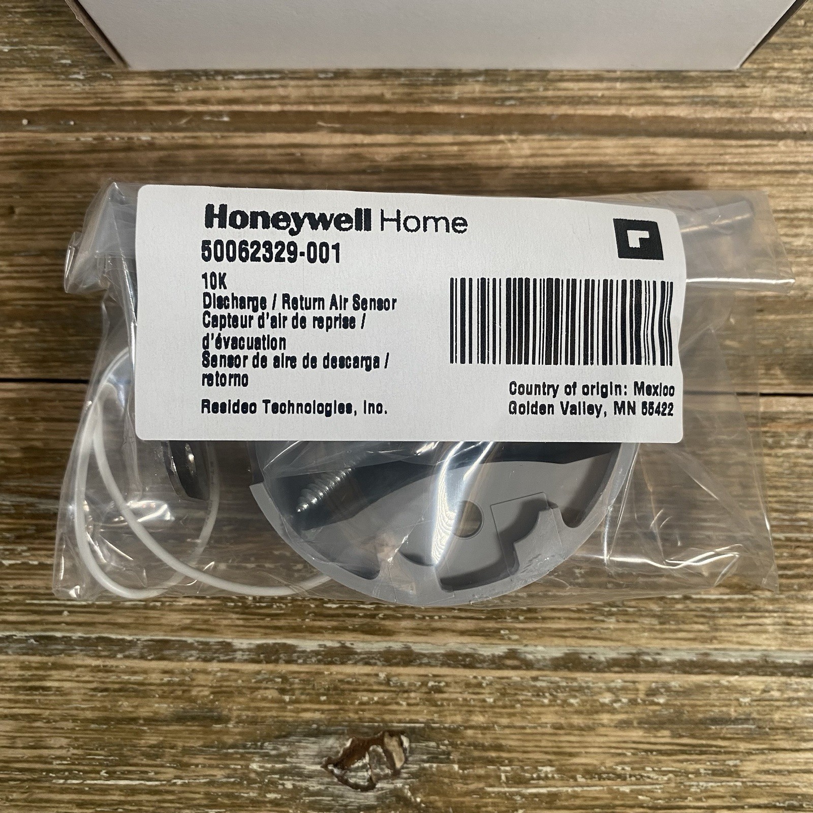 1-Honeywell Home 50062329-001 10K Discharge/ Return Air Sensor *NEW*