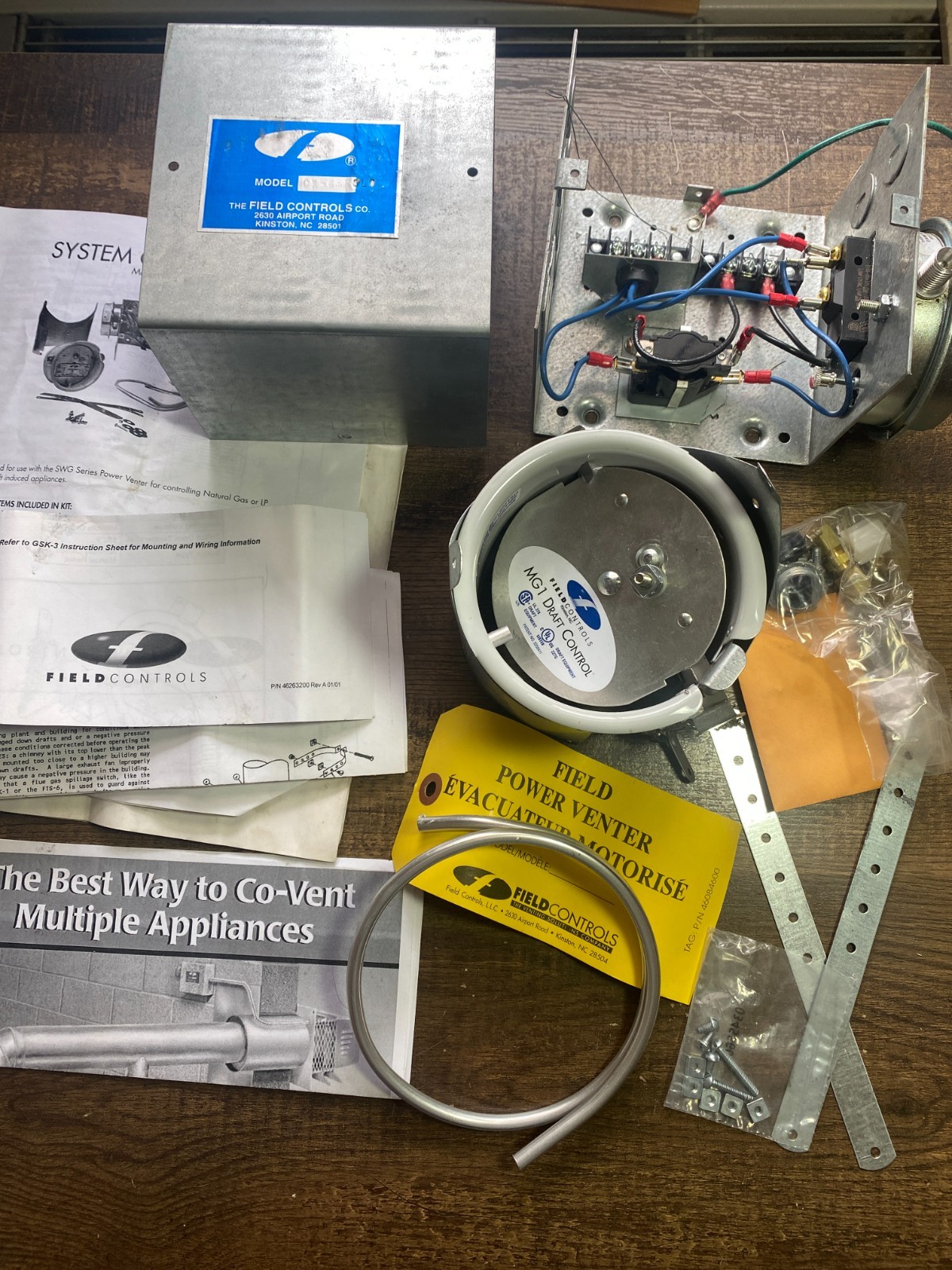 OEM Field Controls CK-43F (46282643S) Draft Control Kit – Open Box