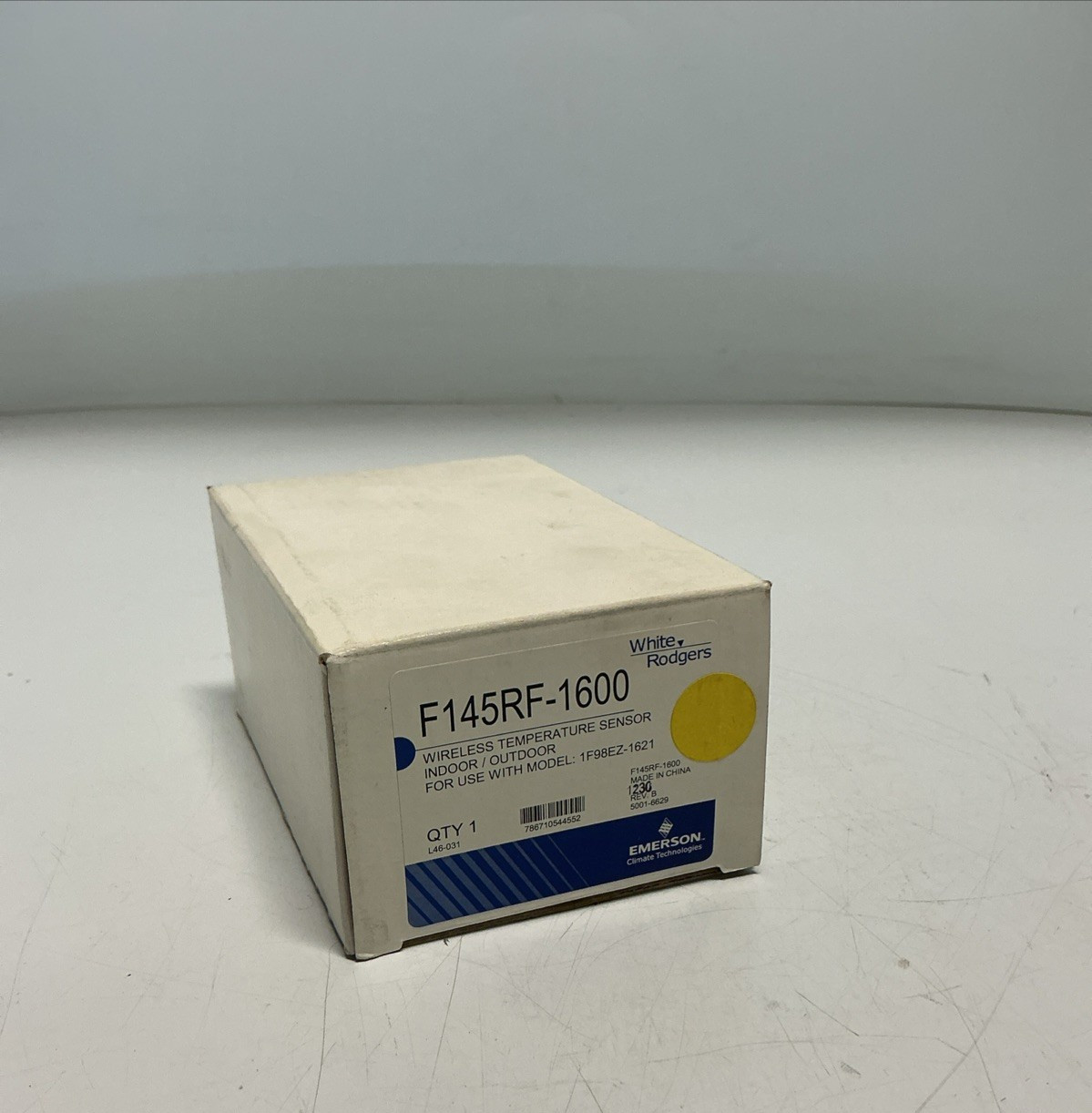 NEW, WHITE RODGERS, F145RF-1600, WIRELESS REMOTE SENSOR, INDOOR/OUTDOOR. (24J-1)