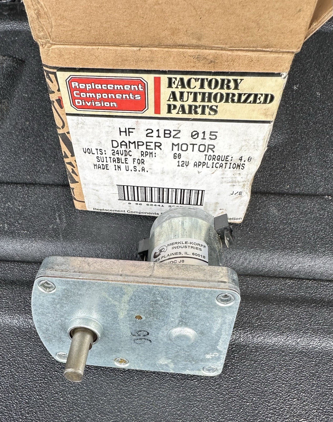 NEW CARRIER HF21BZ015 DAMPER MOTOR 24 VDC AK
