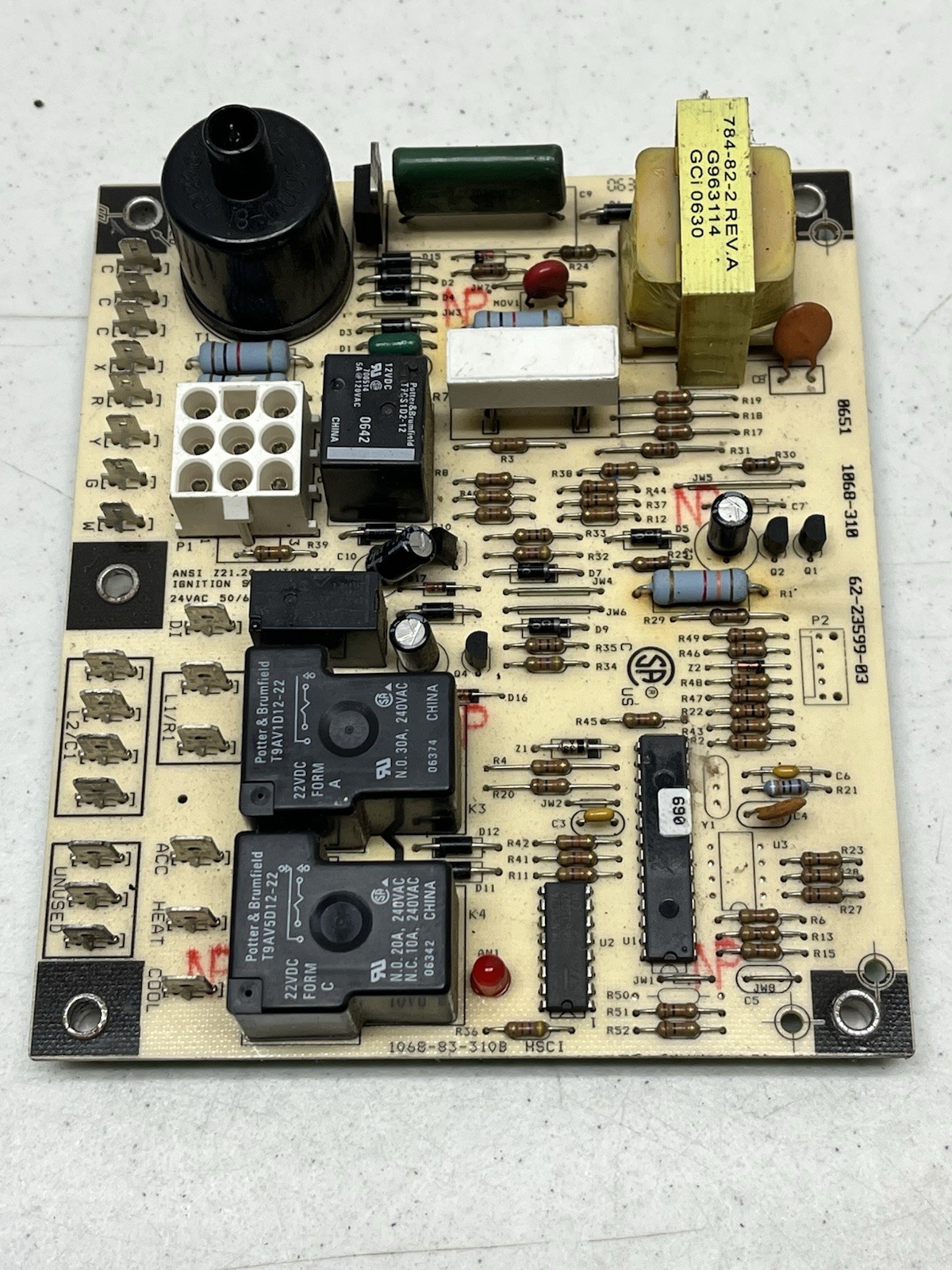 Rheem Ruud 62-23599-03 Circuit Control Board 1068-310 30 DAY WARRANTY