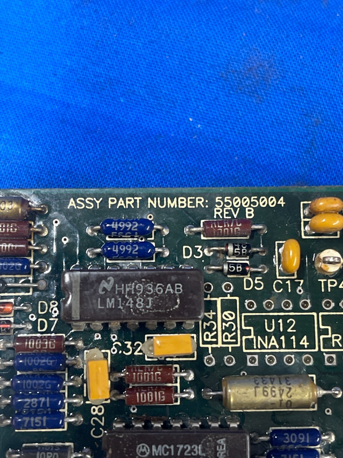 CONTINENTAL CONTROLS CORP. CONTROL BOARD 55005004 REV.B 5-7/8″ X 3-3/8″ X 5/8″