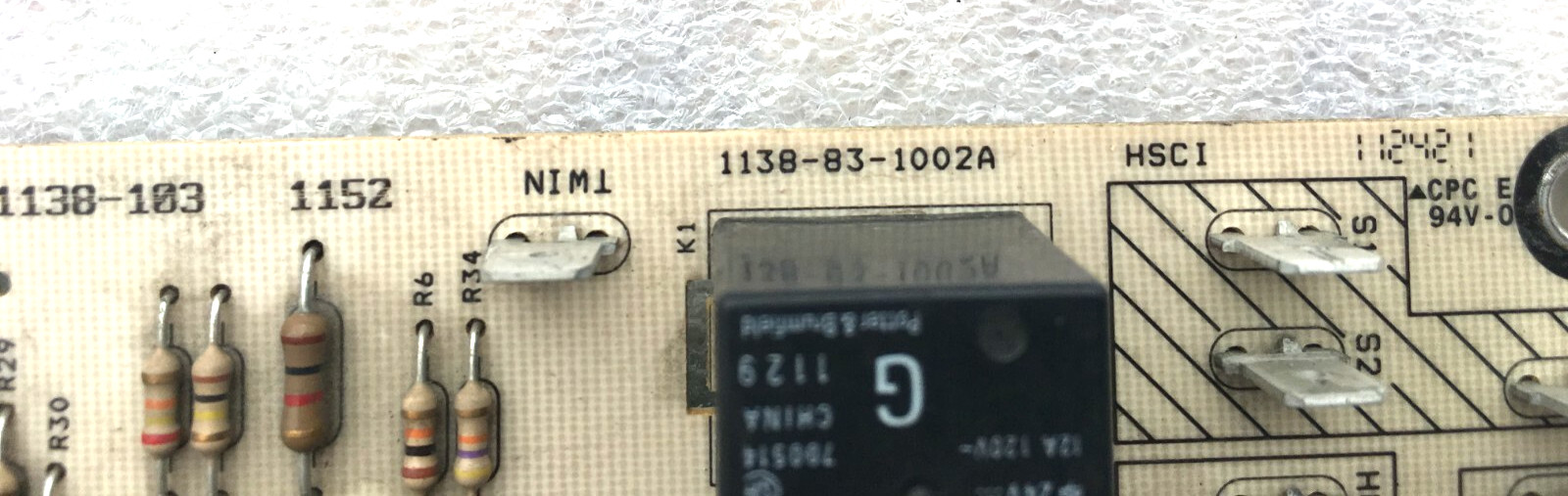 Honeywell 1138-103 Furnace Control Circuit Board York S1-03102959000 used #P72