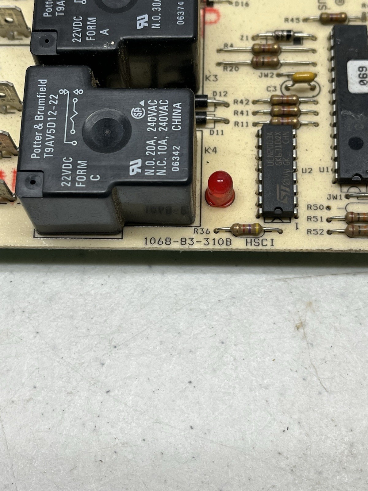 Rheem Ruud 62-23599-03 Circuit Control Board 1068-310 30 DAY WARRANTY