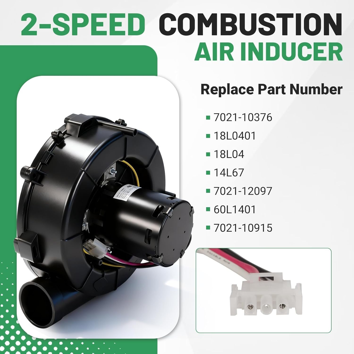 7021-10376 Furnace Draft Inducer Blower Motor Lennox And Fasco A213