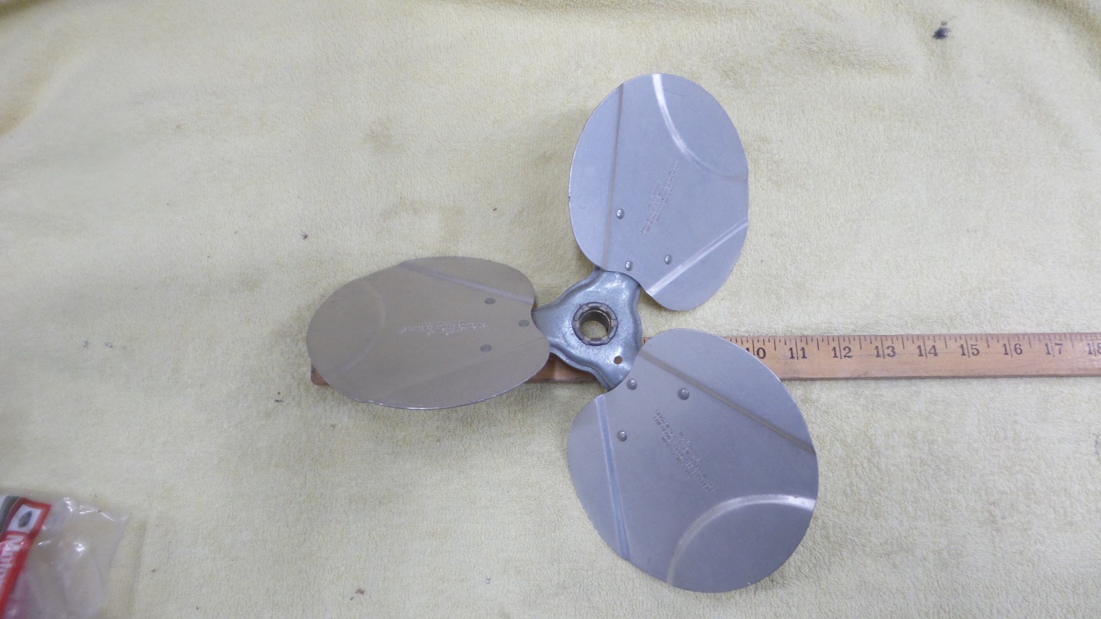 Dayton 4C459 Fan Blade, 12 Inch, 5/8 In Shaft, 1725 Max RPM, New, BS