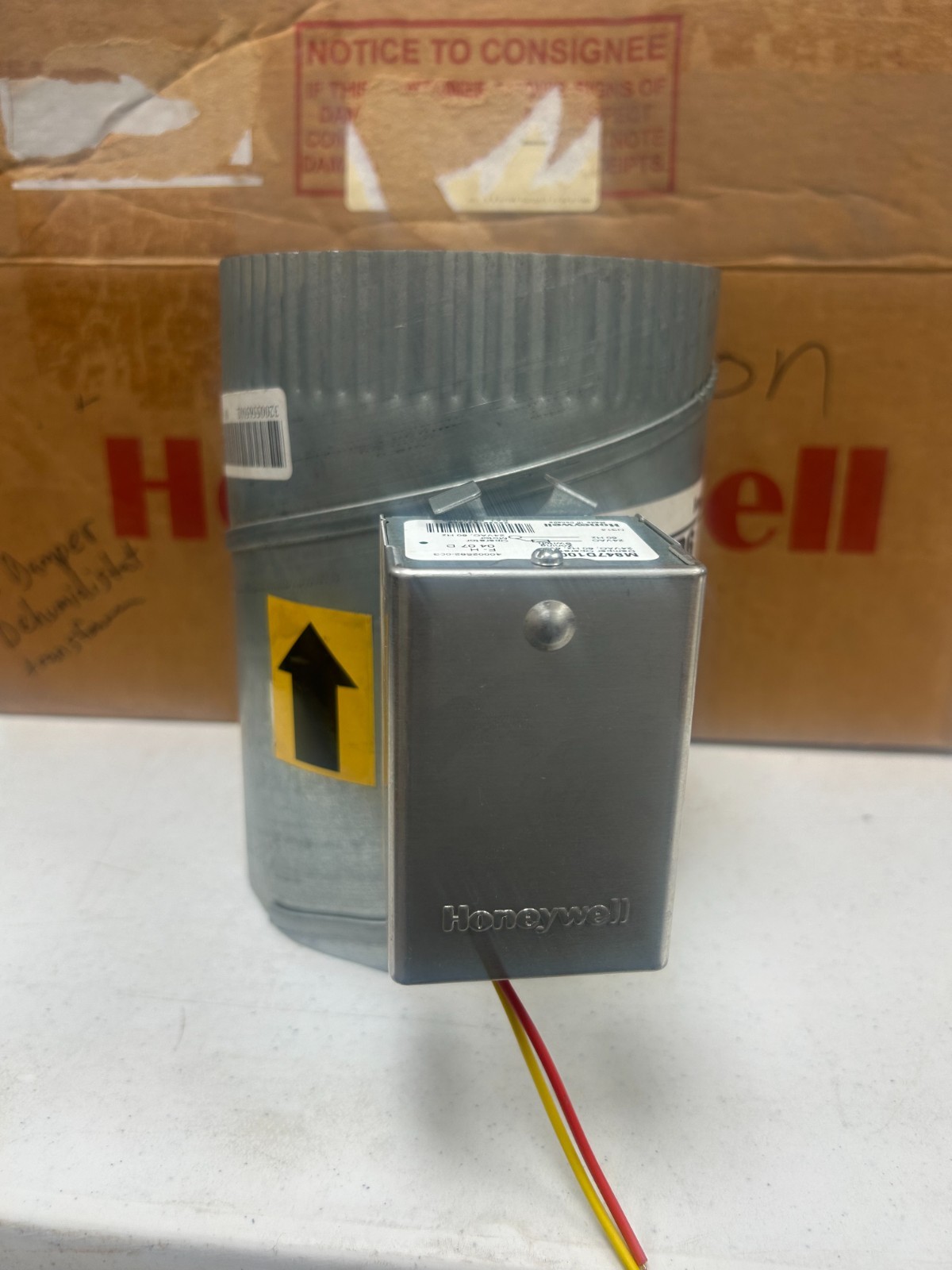 OEM, Honeywell TrueZONE, ARD6 / ARD6TZ, 6‑inch Automatic Round Zone Damper, 24 V