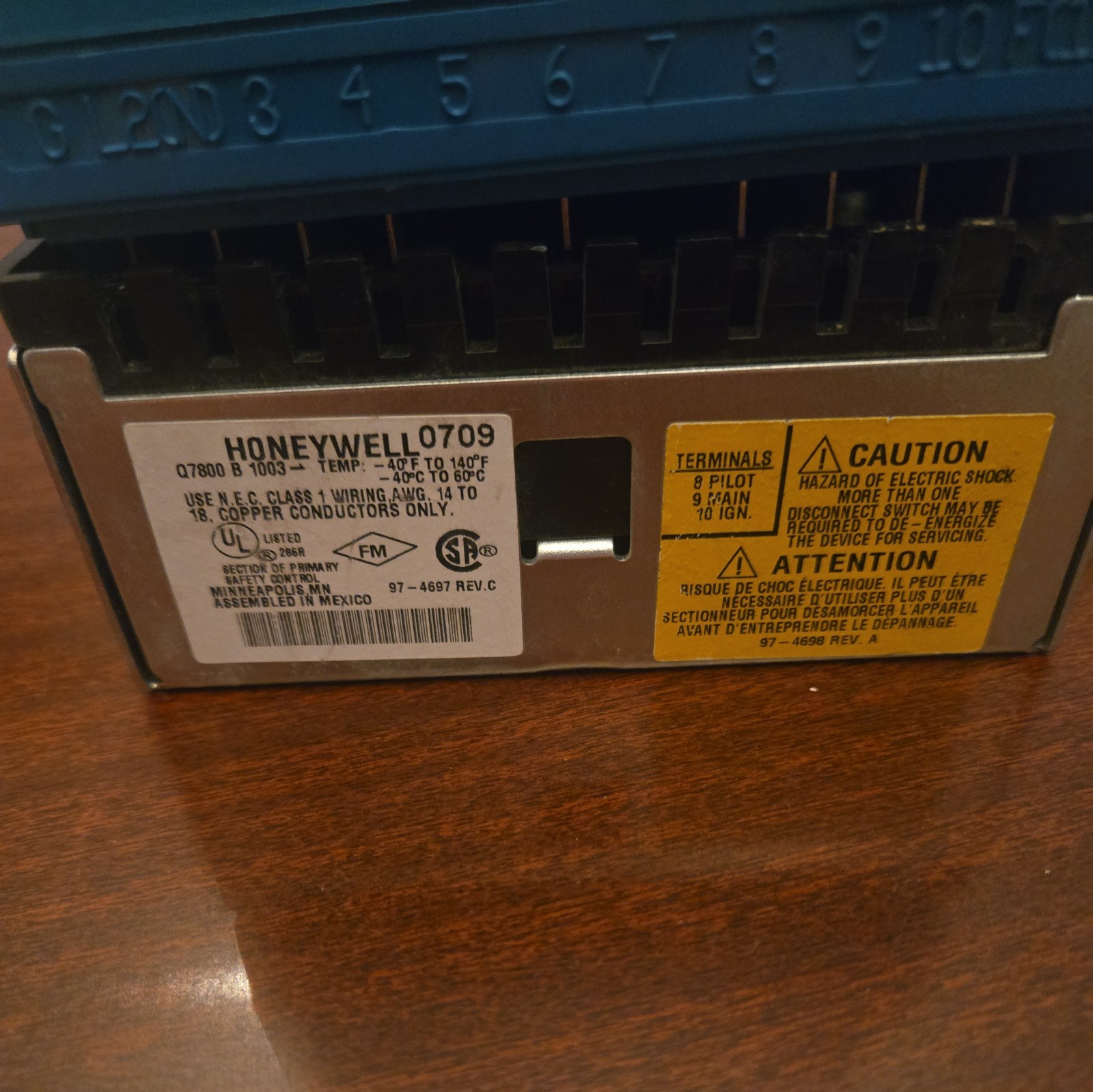Honeywell Burner Control RM7890 A1015 0706J88757 Flame Amplifier “look below”!