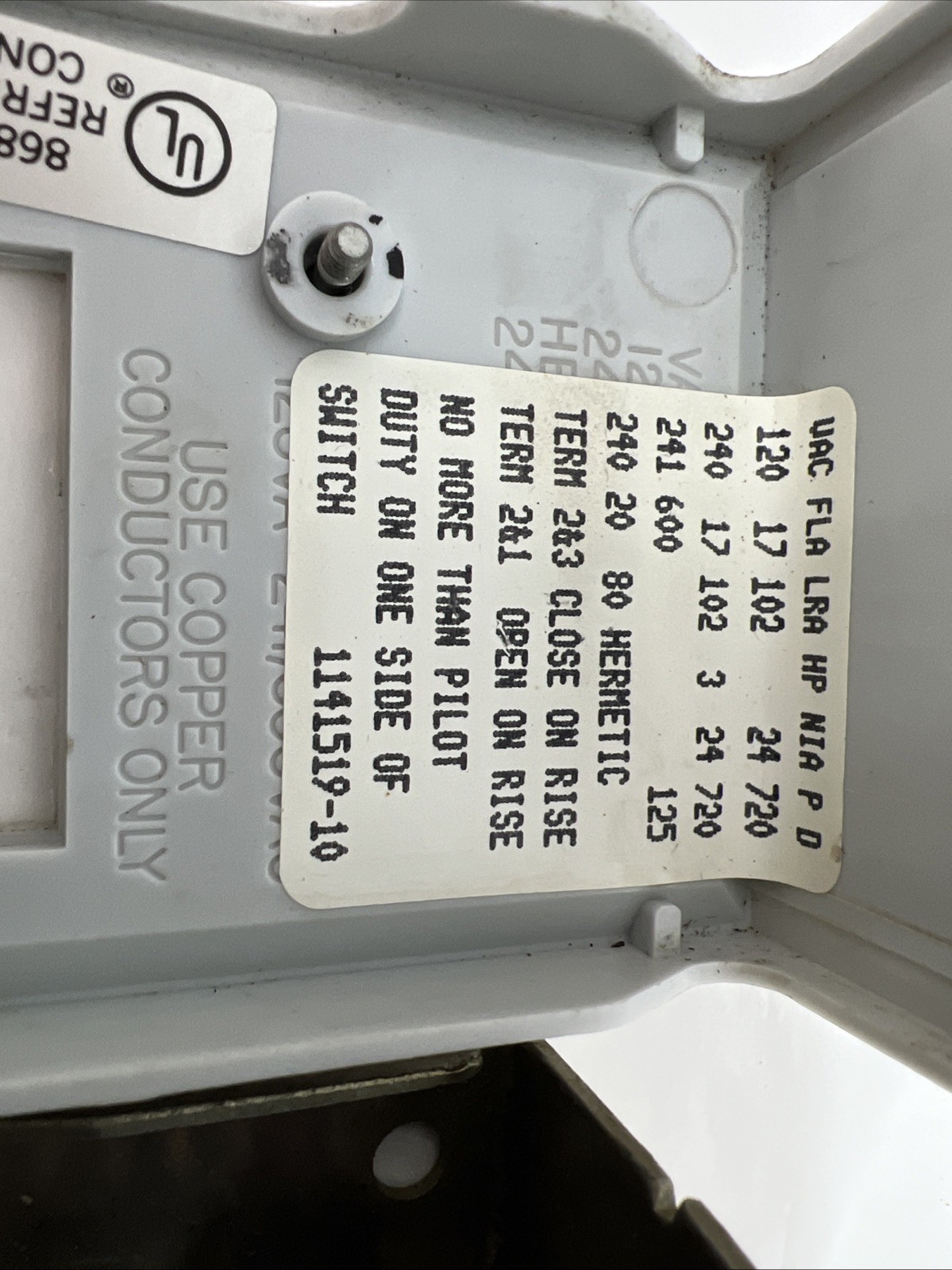RANCO 016-108 High Pressure Control, 100-400PSIG, 40-150PSI, 1/4”, 3’ Capillary