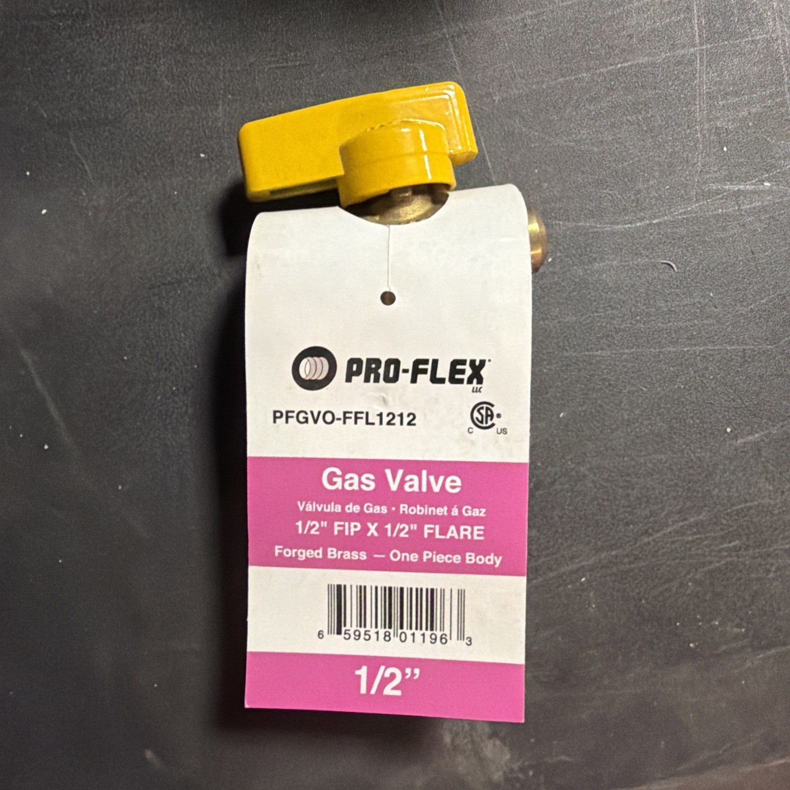 Pro-Flex PFGVO-FFL1212 ~ 1/2 In. FIP x 1/2 In. Flare Gas Valve