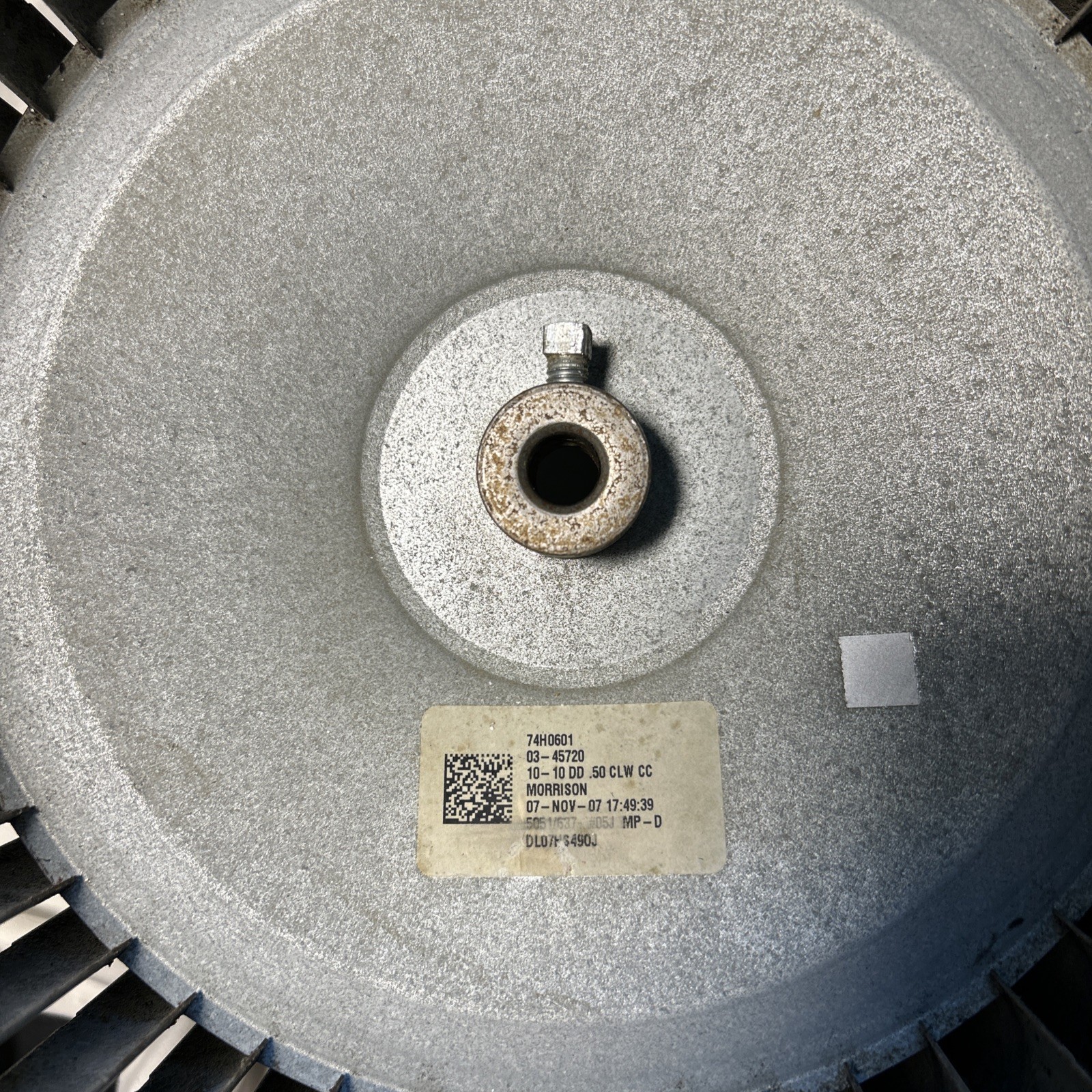 LENNOX ARMSTRONG DUCANE 74H0601 10X10 CLWCC .50 BORE FURNACE MOTOR BLOWER WHEEL