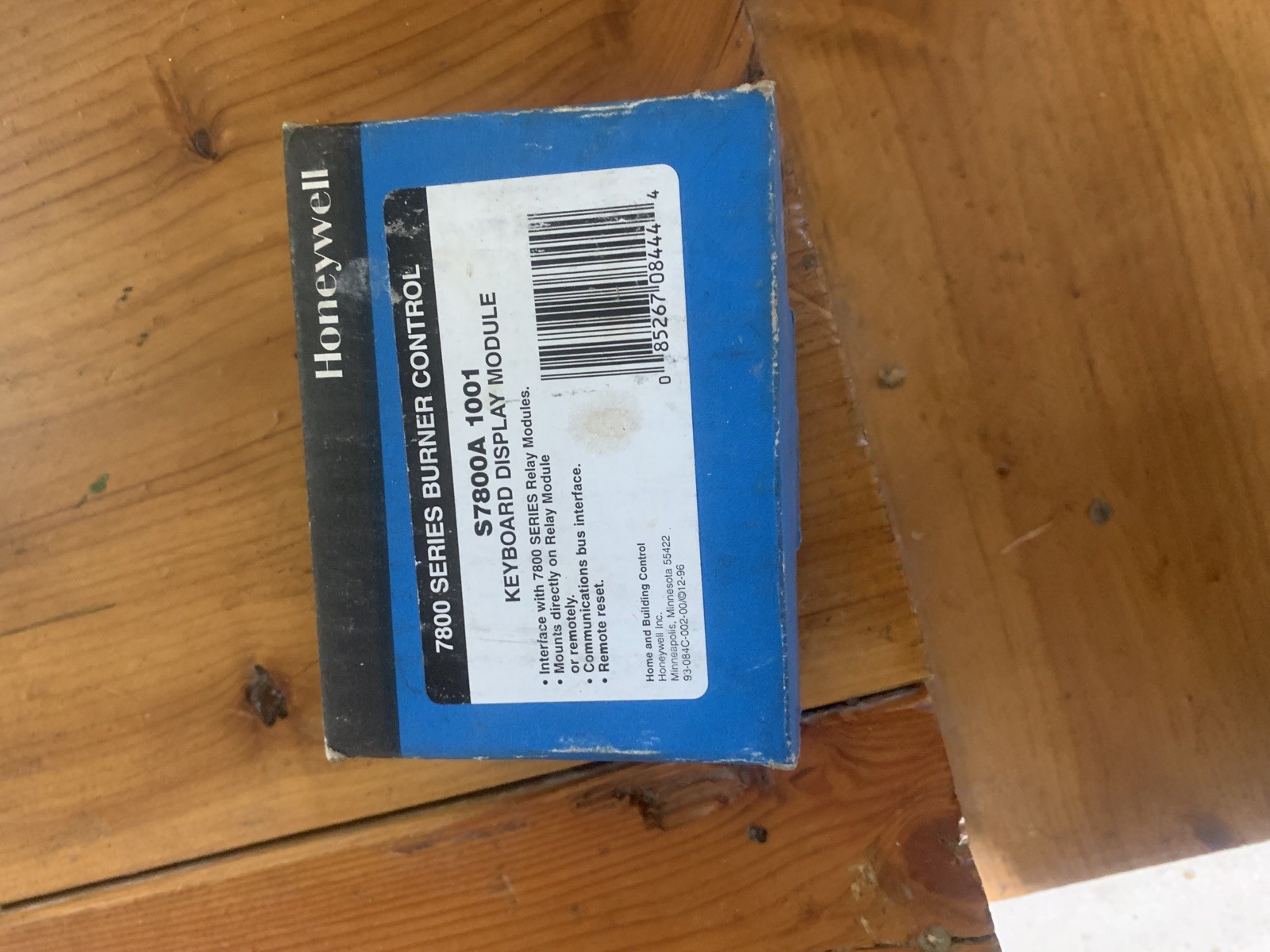 1PC NEW Honeywell S7800A1001 Burner Control Keyboard Display Free Shipping