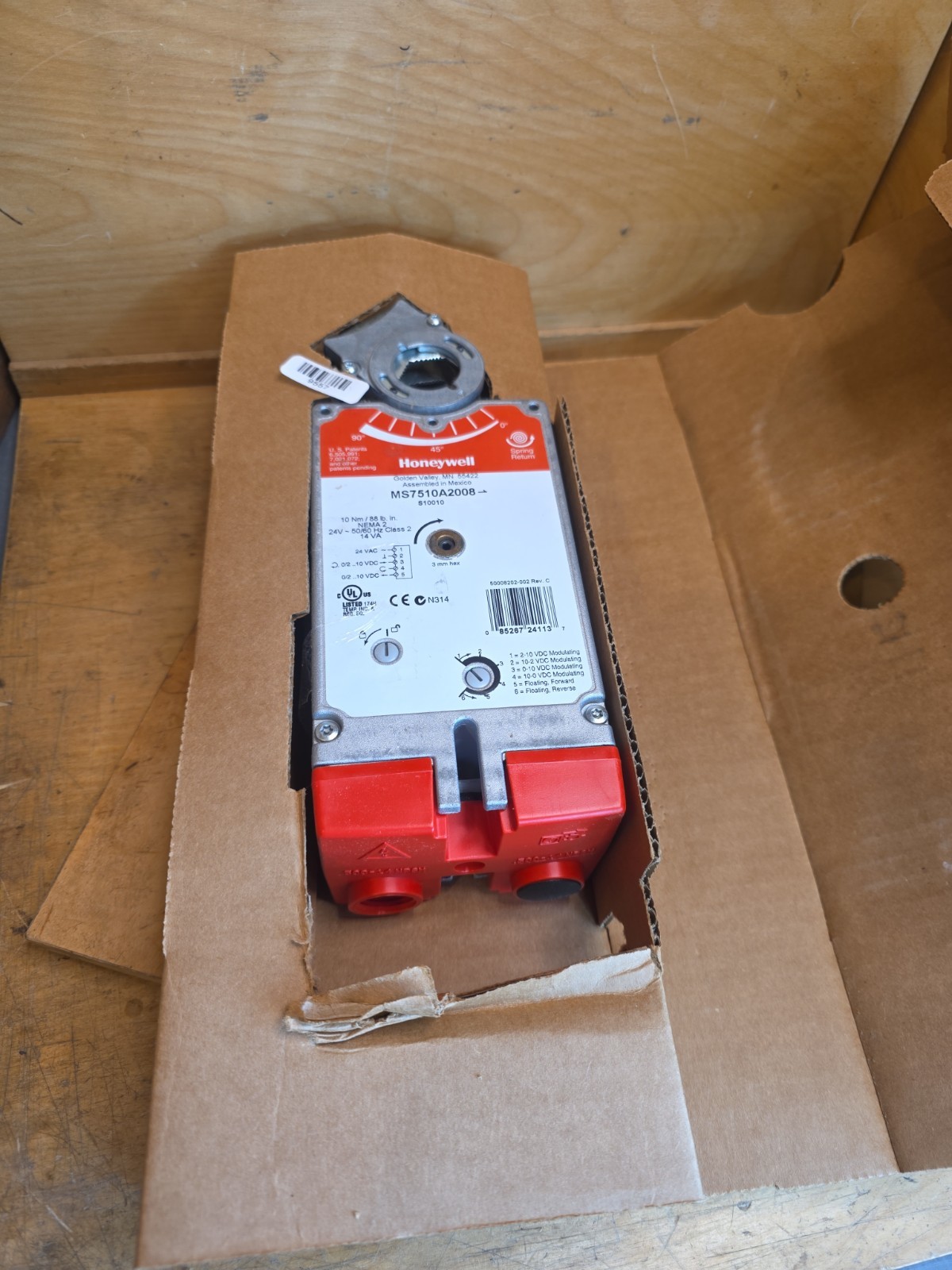 HONEYWELL MS7510A2008 Direct Coupled Actuator NEW *WE*SHIP*TODAY*